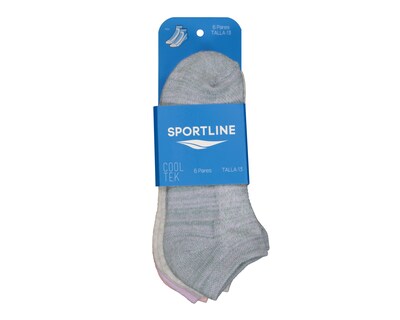 Foto 3 | Foto 3 | Calcetas Deportivas Sportline para Niña 6 Pares