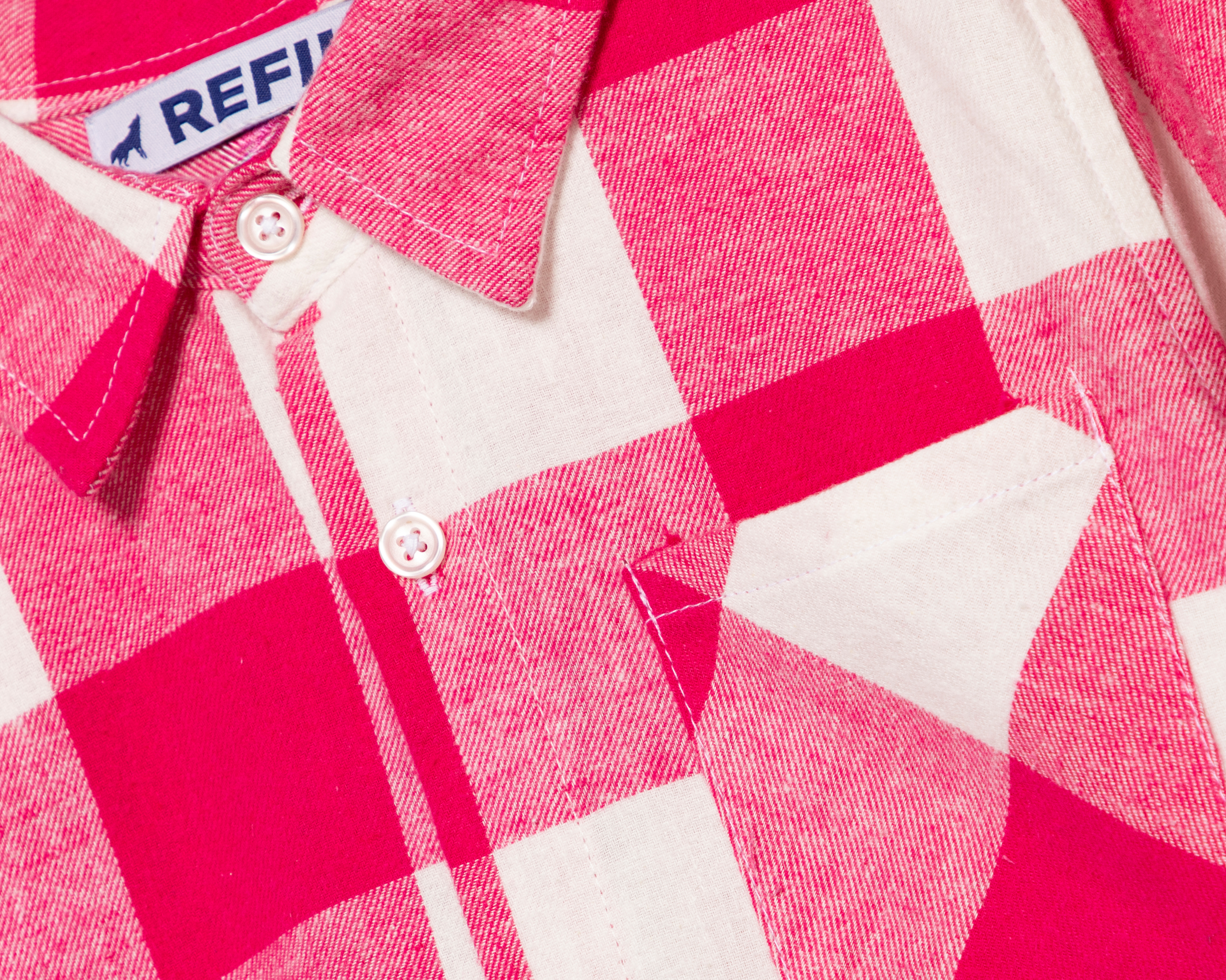 Foto 4 pulgar | Foto 3 | Blusa Refill Manga Larga a Cuadros para Niña