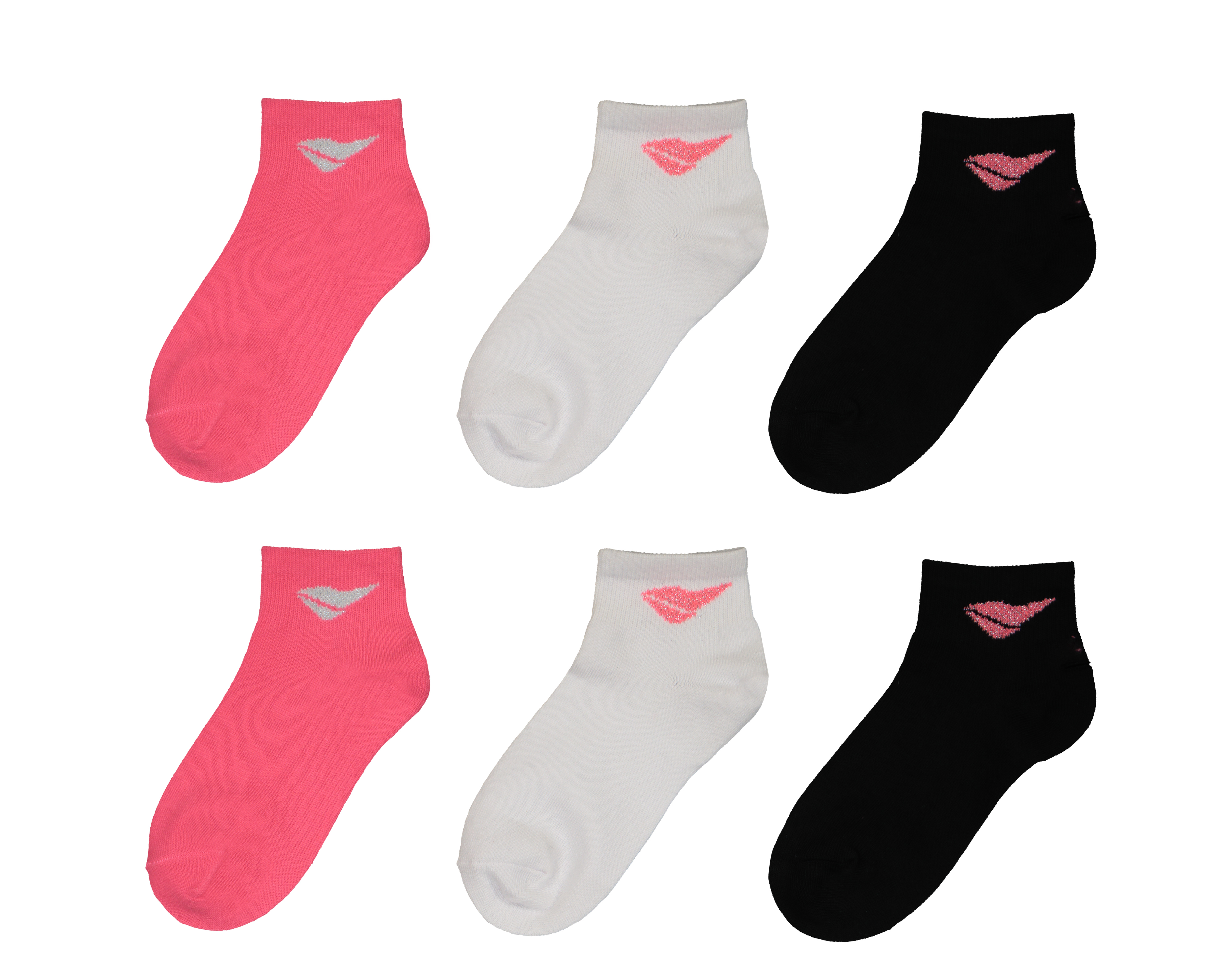 Foto 2 pulgar | Foto 1 | Calcetas Deportivas Cortas Sportline Lisas para Mujer 6 Pares