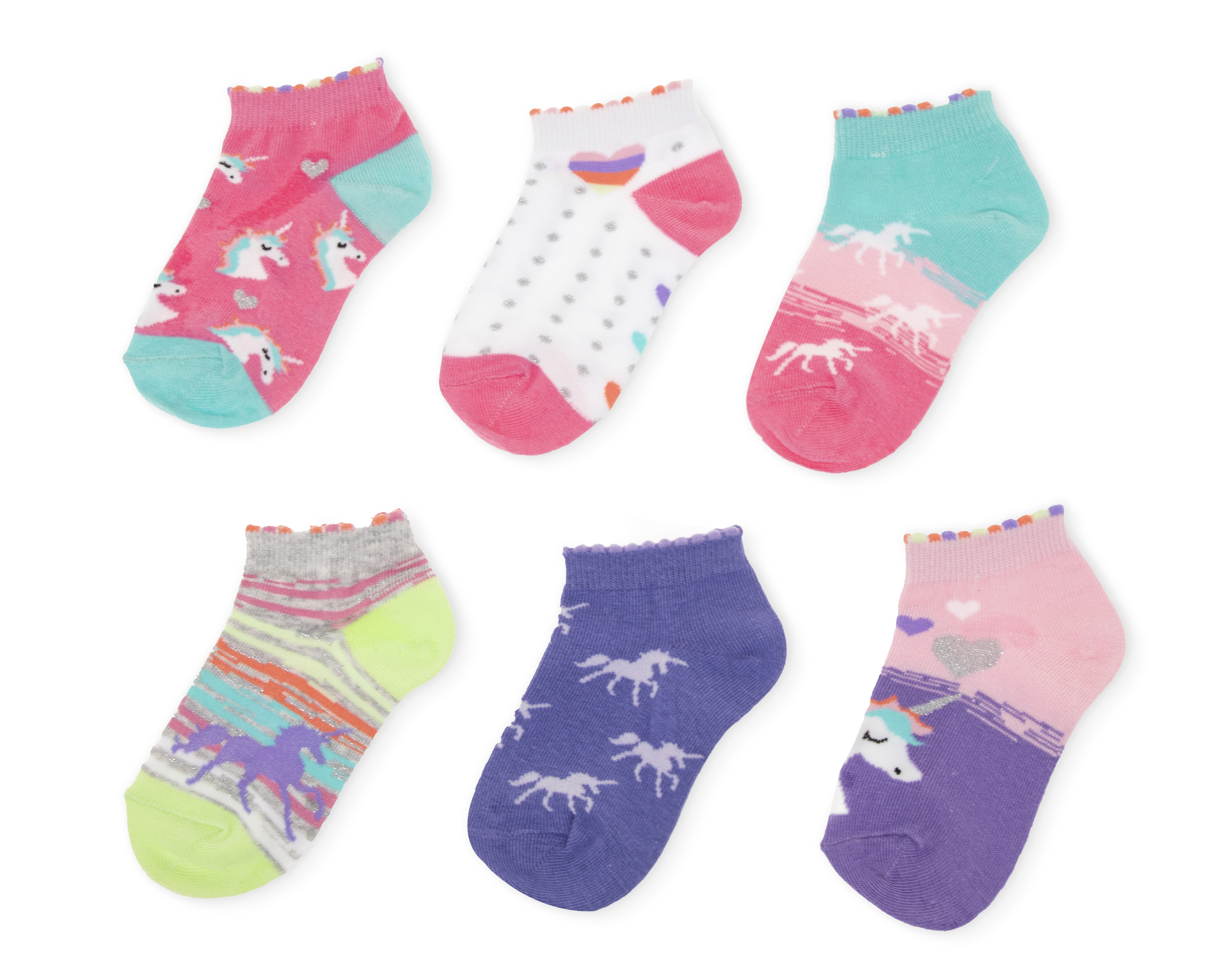 Foto 2 pulgar | Foto 1 | Calcetas Girls Attitude para Niña 6 Pares