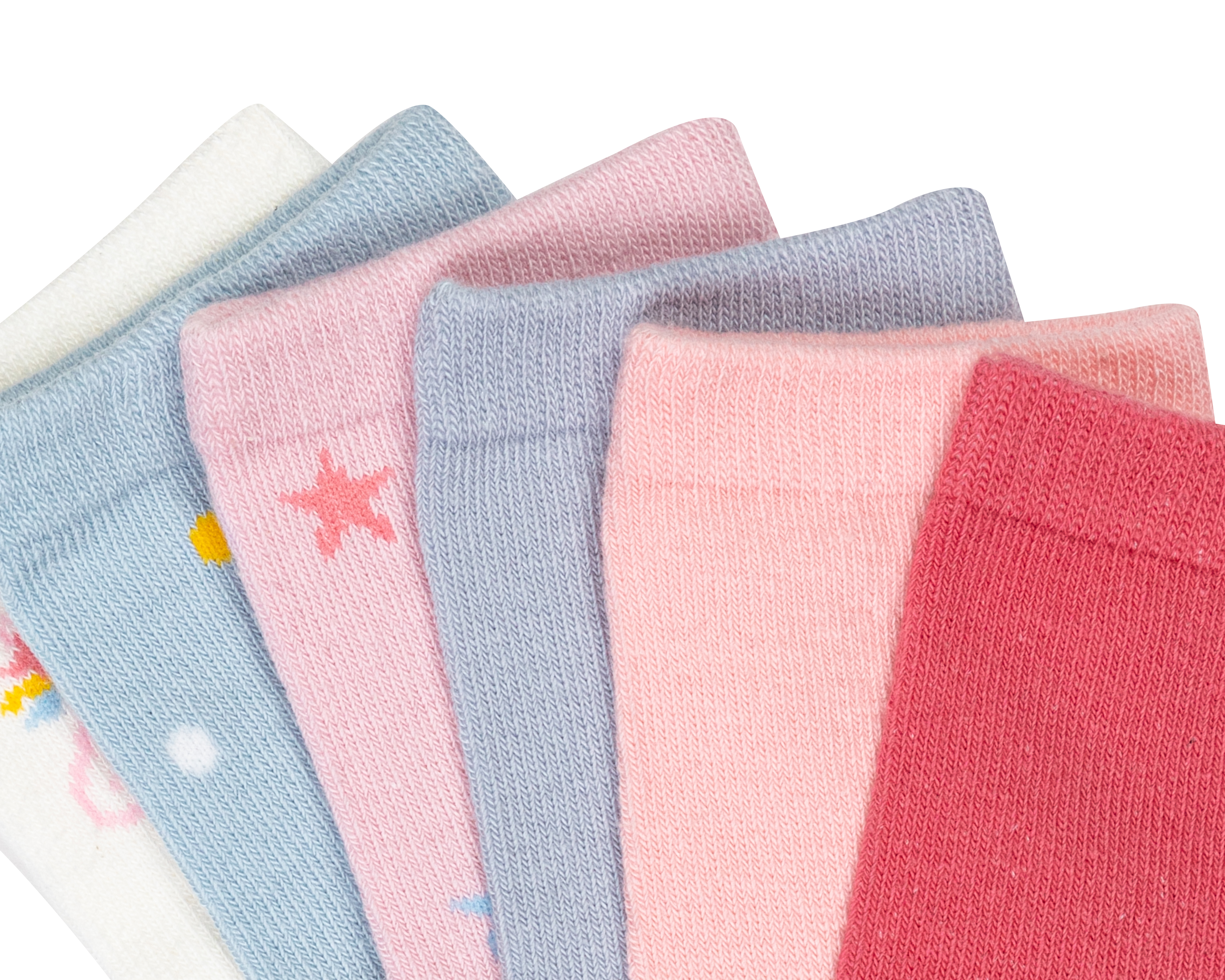 Foto 3 pulgar | Foto 2 | Calcetas Girls Attitude para Niña 6 Pares