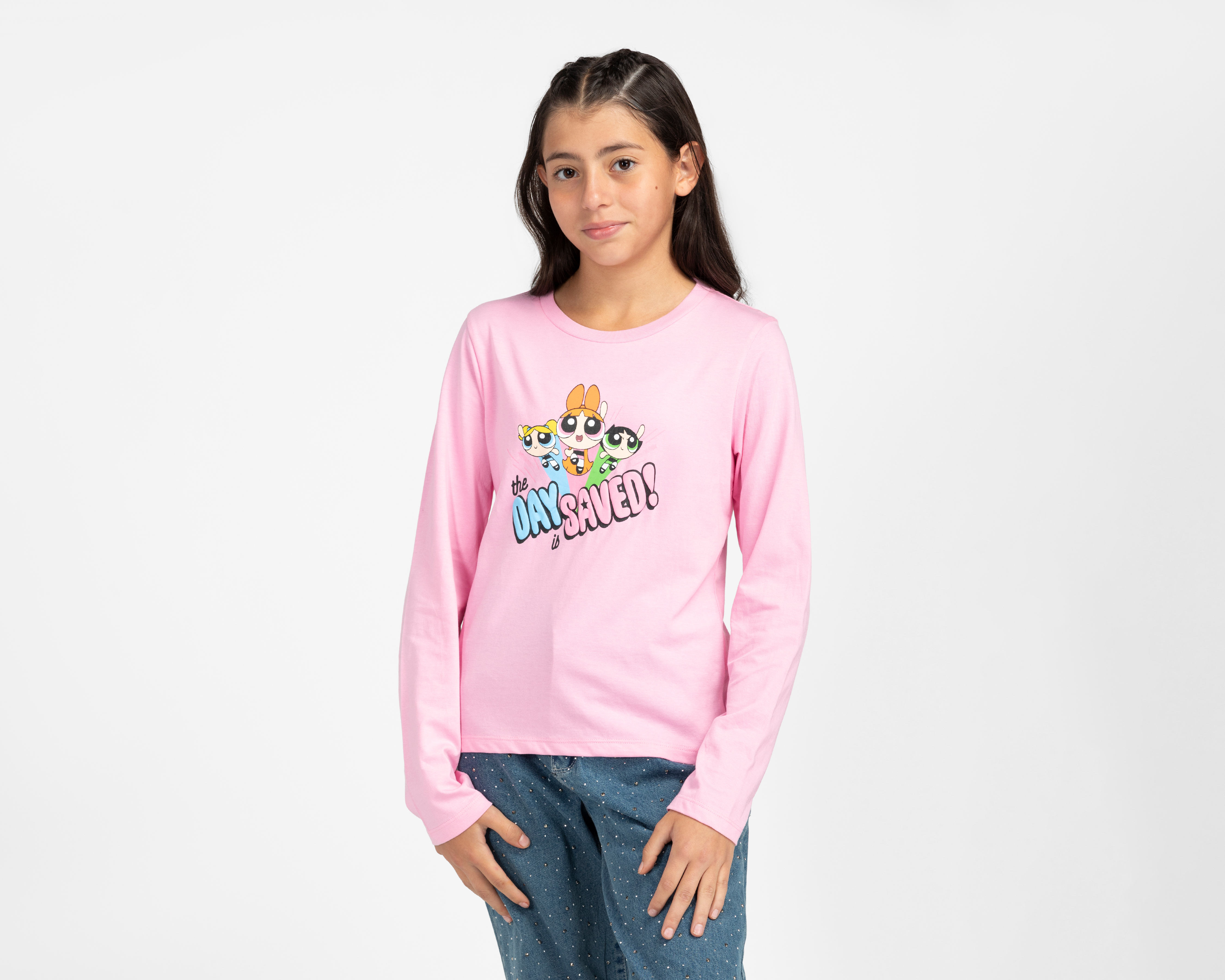 Foto 1 | Foto 1 | Playera Las Chicas Superpoderosas para Niña 2 Piezas