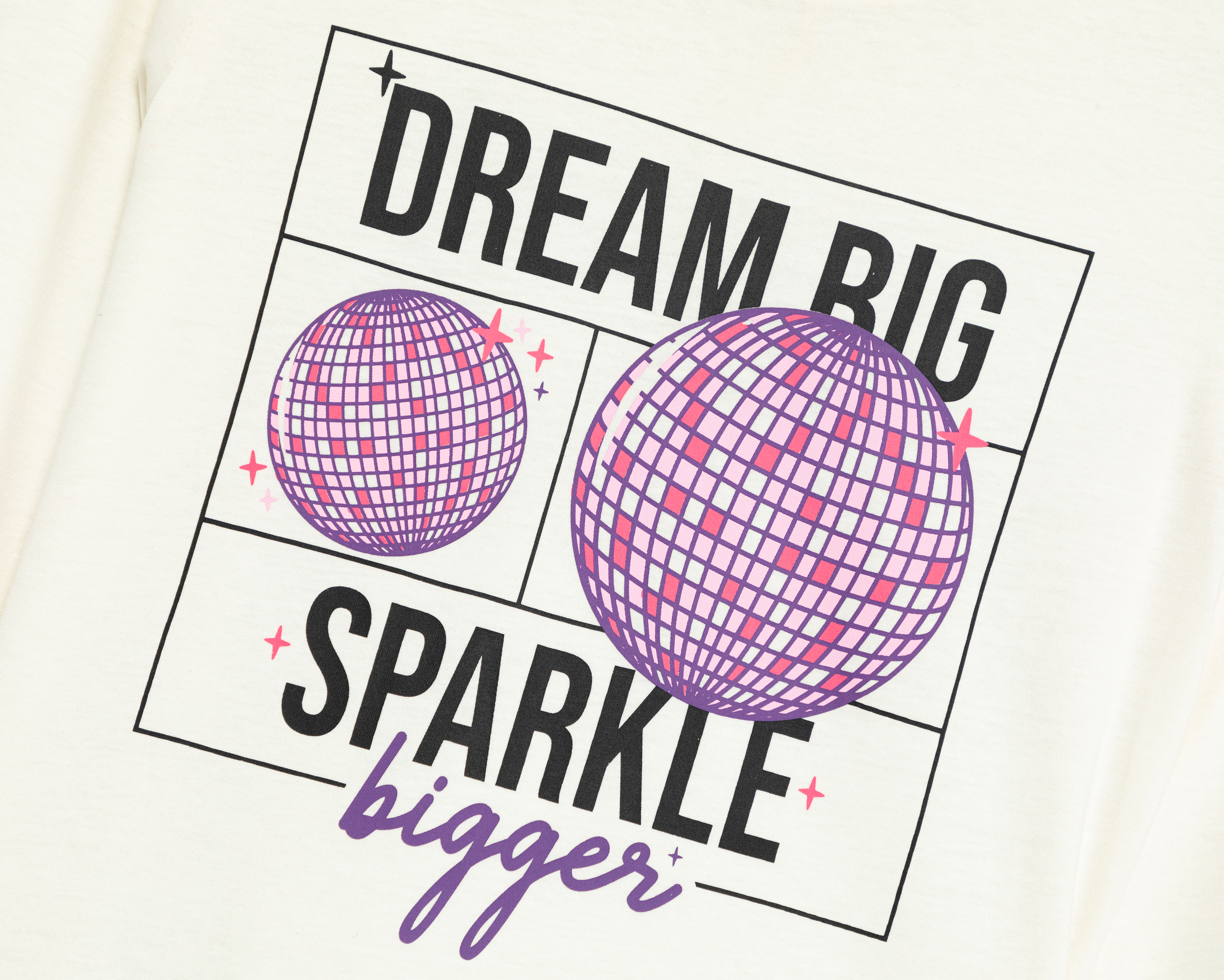 Foto 4 pulgar | Foto 3 | Playera Girls Attitude Manga Larga Estampada Juvenil