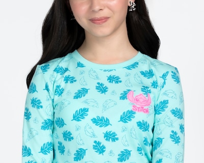 Foto 4 | Foto 4 | Blusa Disney Lilo & Stitch Manga Larga Estampada para Niña 2 Piezas
