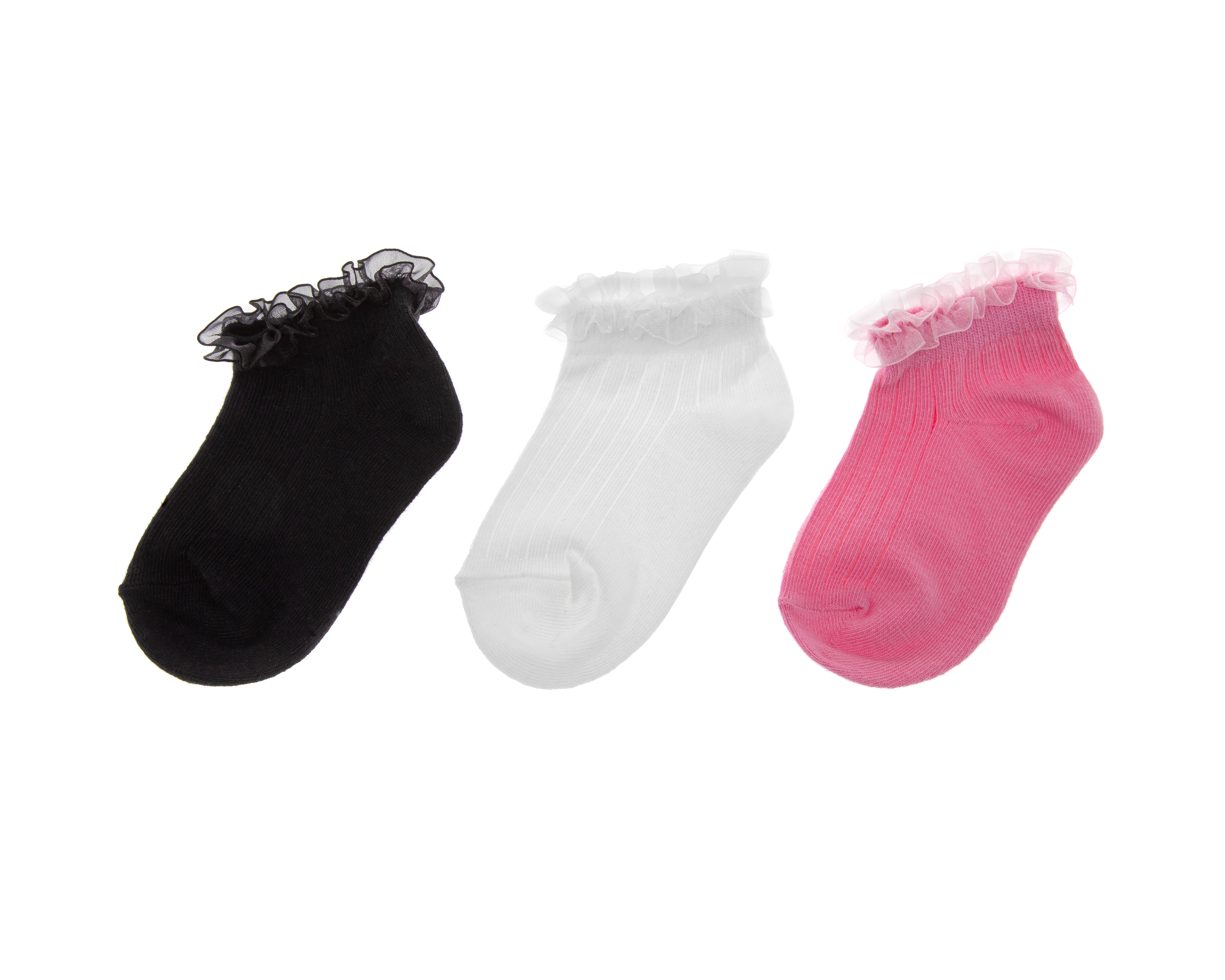 Foto 2 pulgar | Foto 1 | Calcetas de Vestir Girls Attitude para Niña 3 Pares