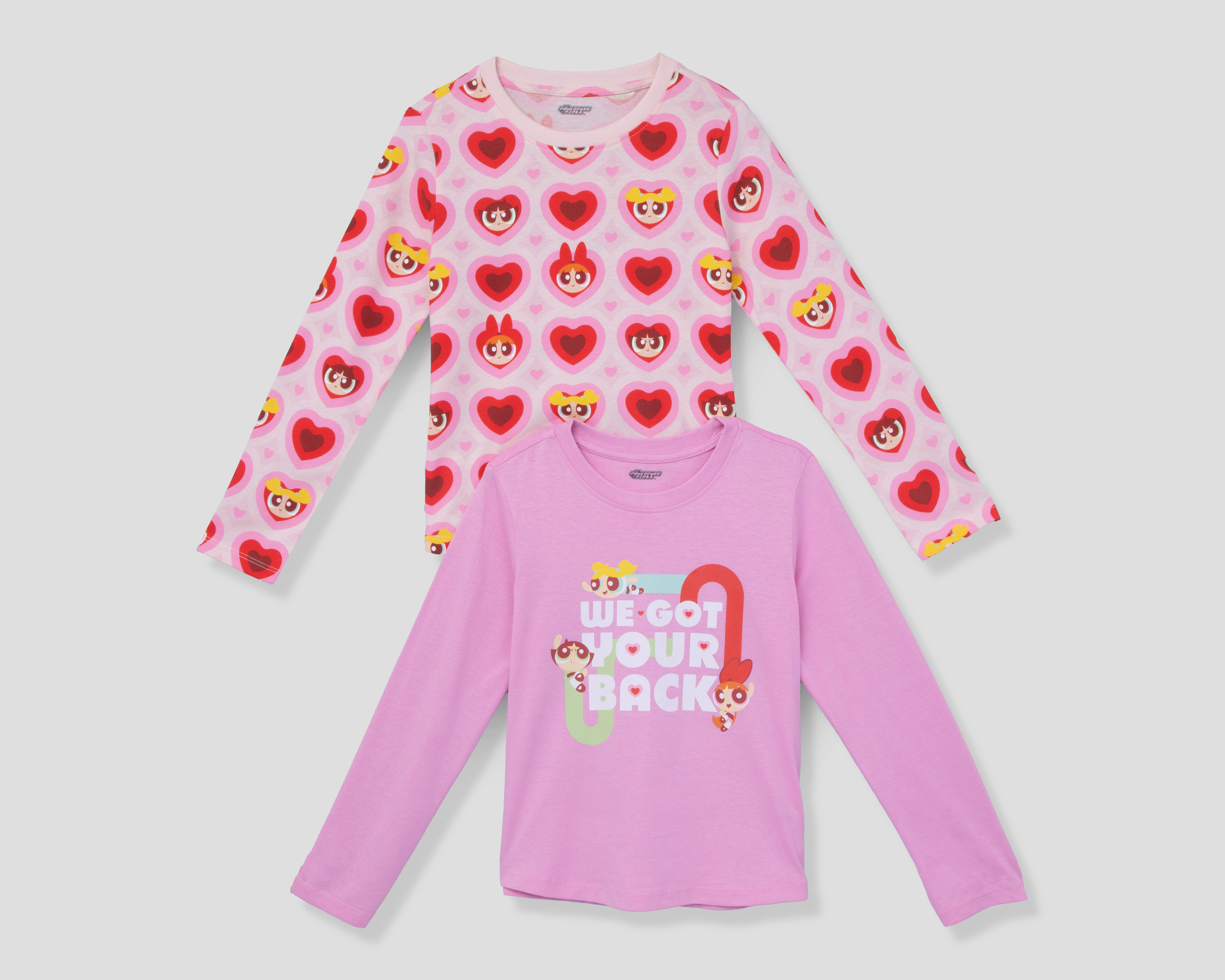 Foto 2 pulgar | Foto 1 | Playera Las Chicas Superpoderosas para Niña 2 Piezas