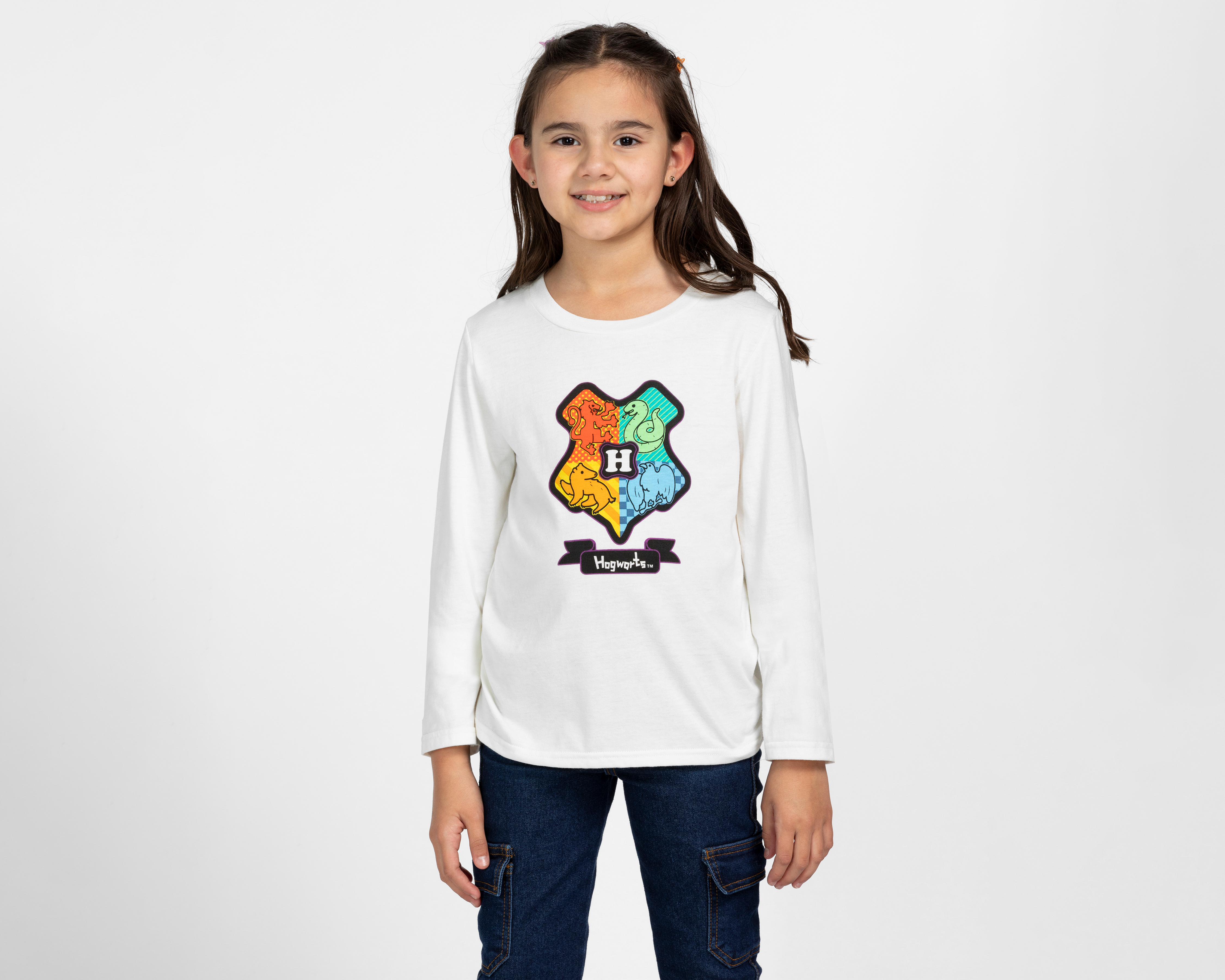 Foto 5 pulgar | Foto 4 | Playera Harry Potter para Niña 2 Piezas