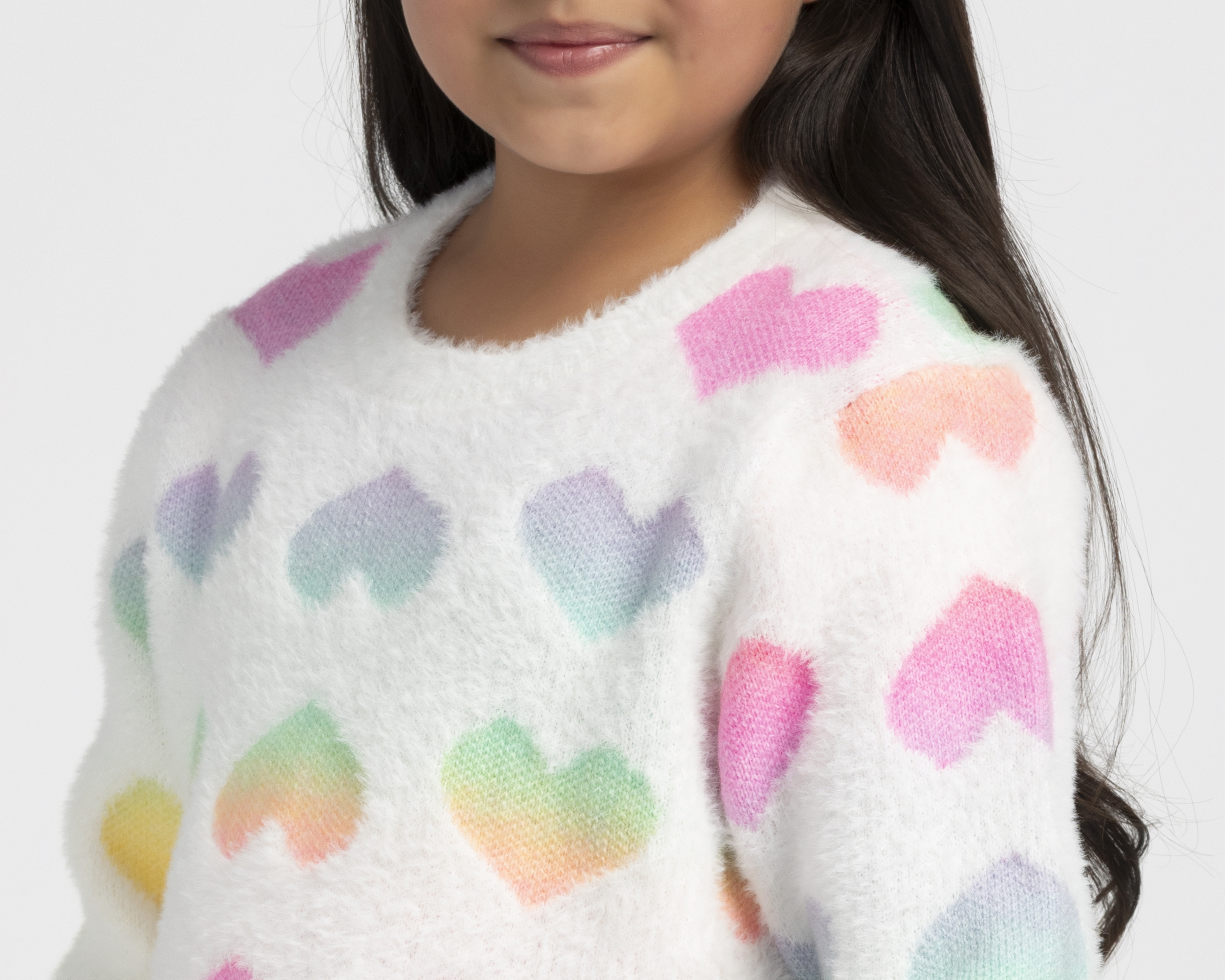 Foto 6 pulgar | Foto 5 | Vestido Blanco Girls Attitude para Niña con Mallas