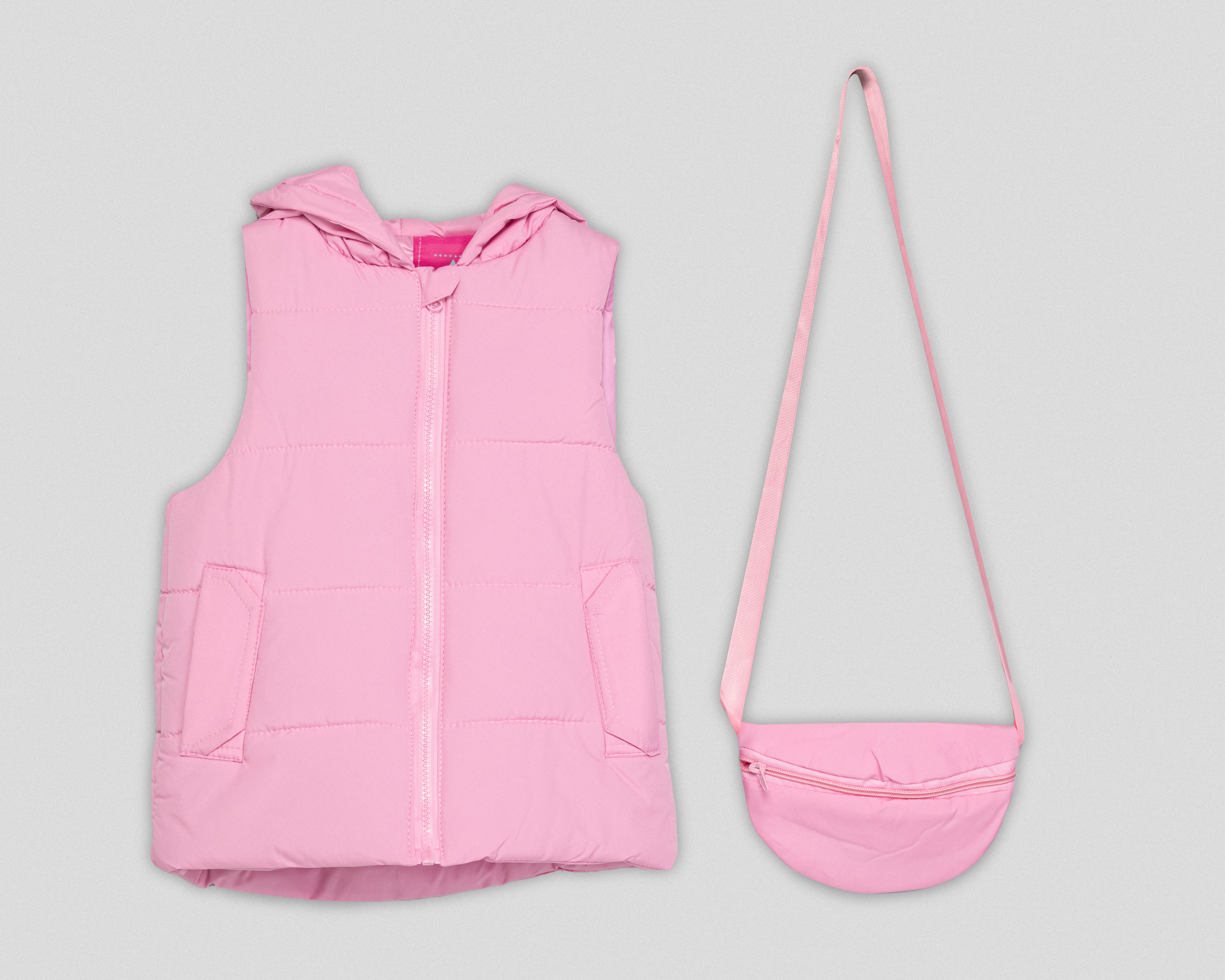 Foto 2 pulgar | Foto 1 | Chaleco Girls Attitude con Gorro para Niña