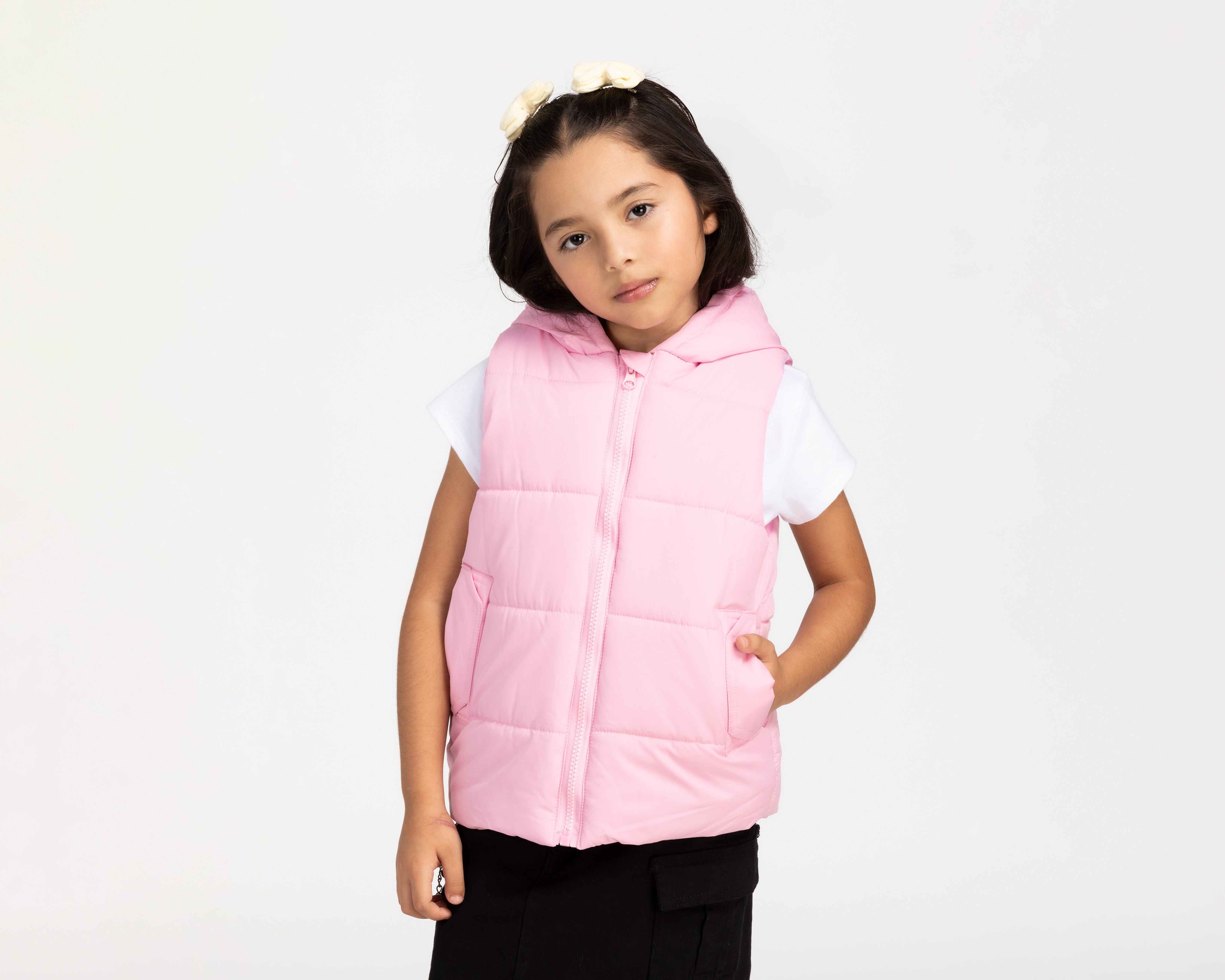 Foto 2 | Foto 2 | Chaleco Girls Attitude con Gorro para Niña