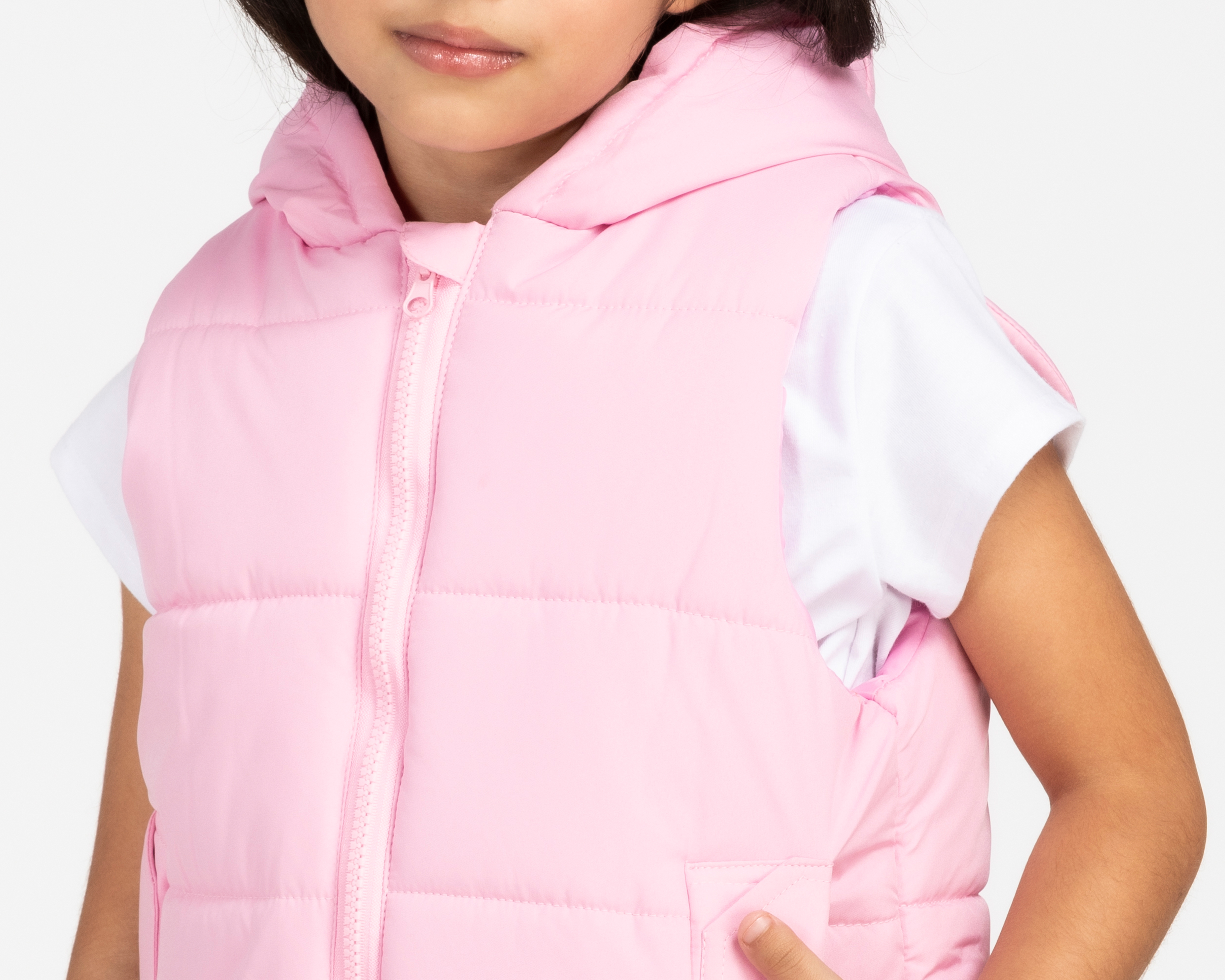 Foto 5 | Foto 5 | Chaleco Girls Attitude con Gorro para Niña