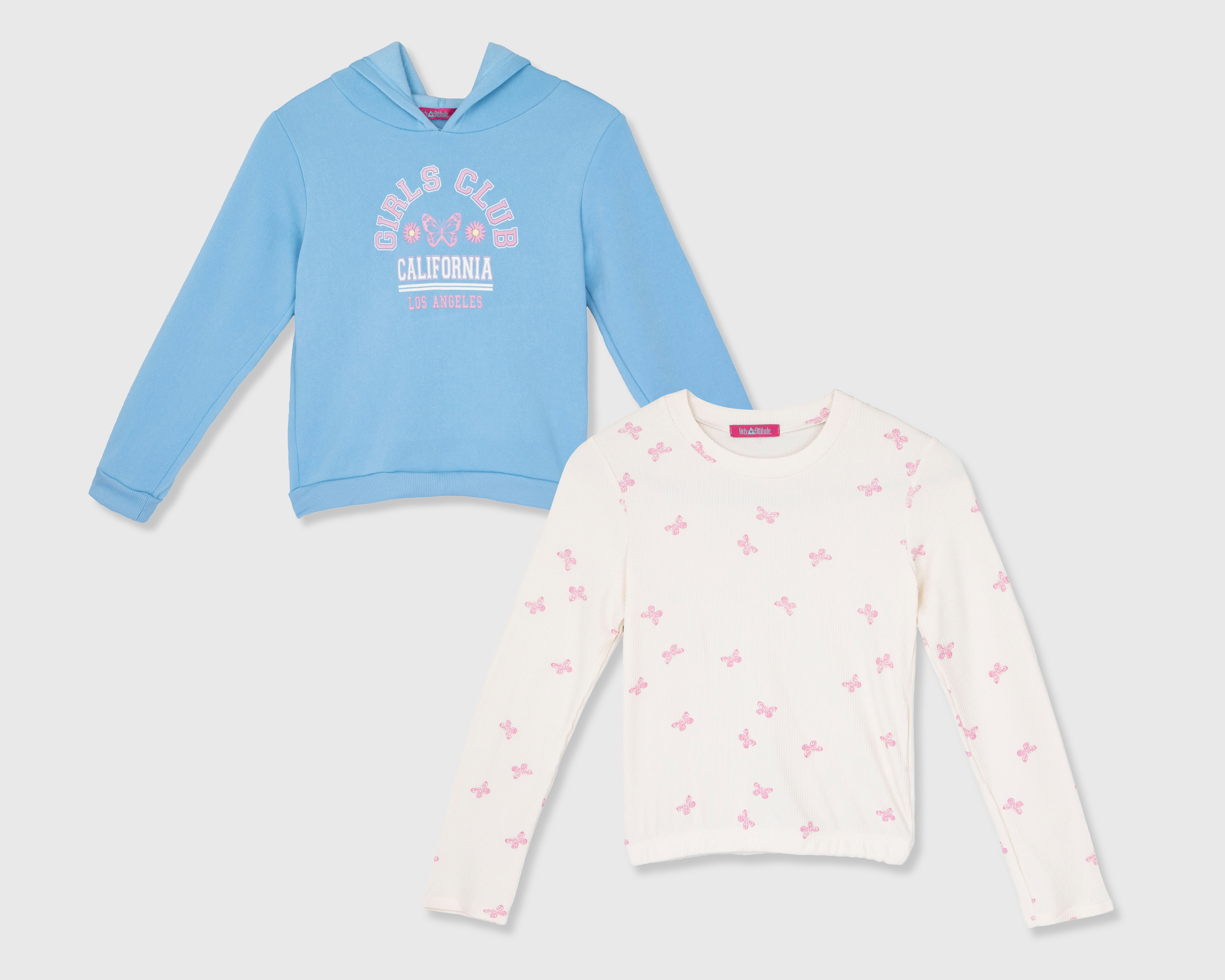 Foto 2 pulgar | Foto 1 | Playera y Sudadera Refill para Niña