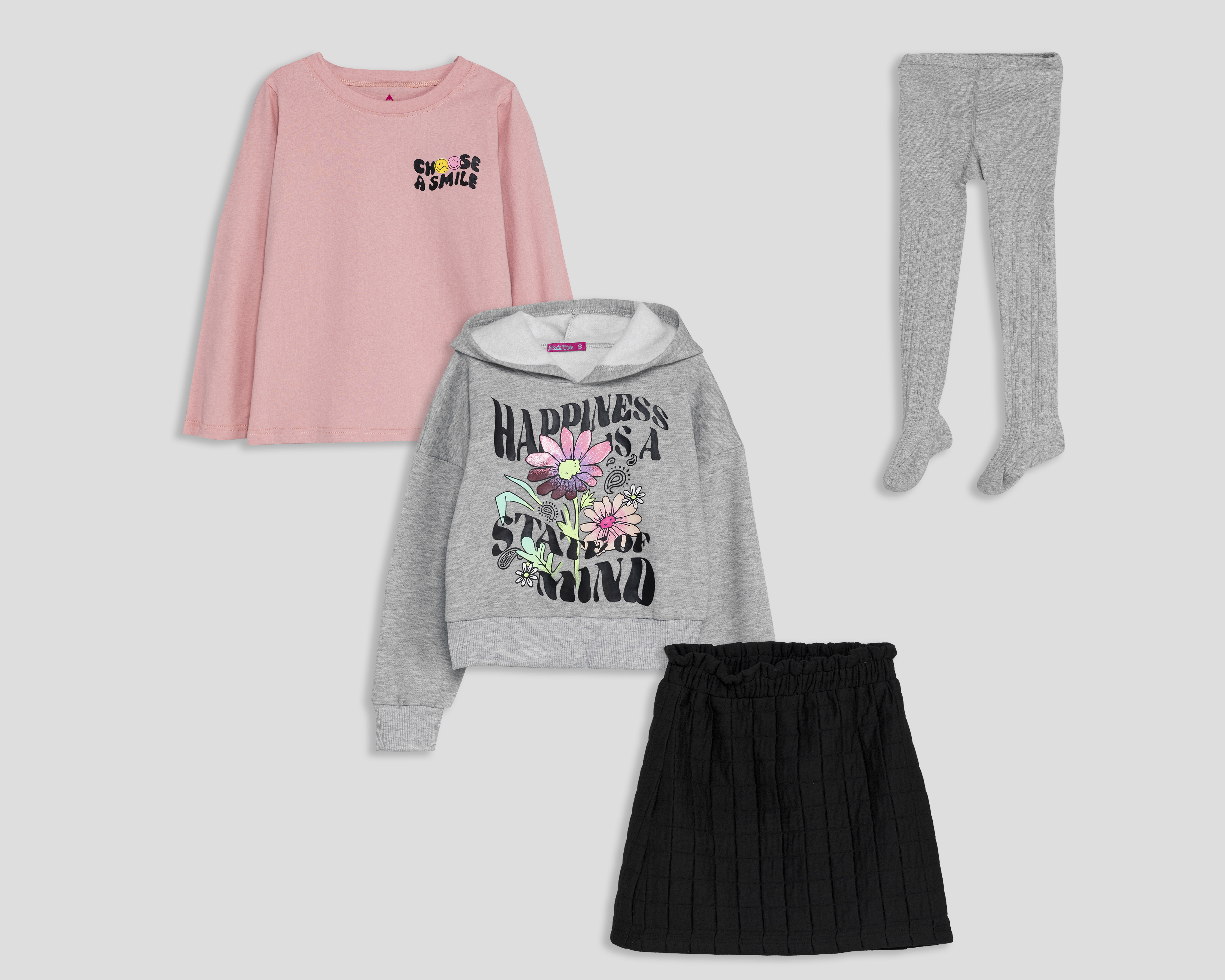 Conjunto Girls Attitude para Niña 4 Piezas