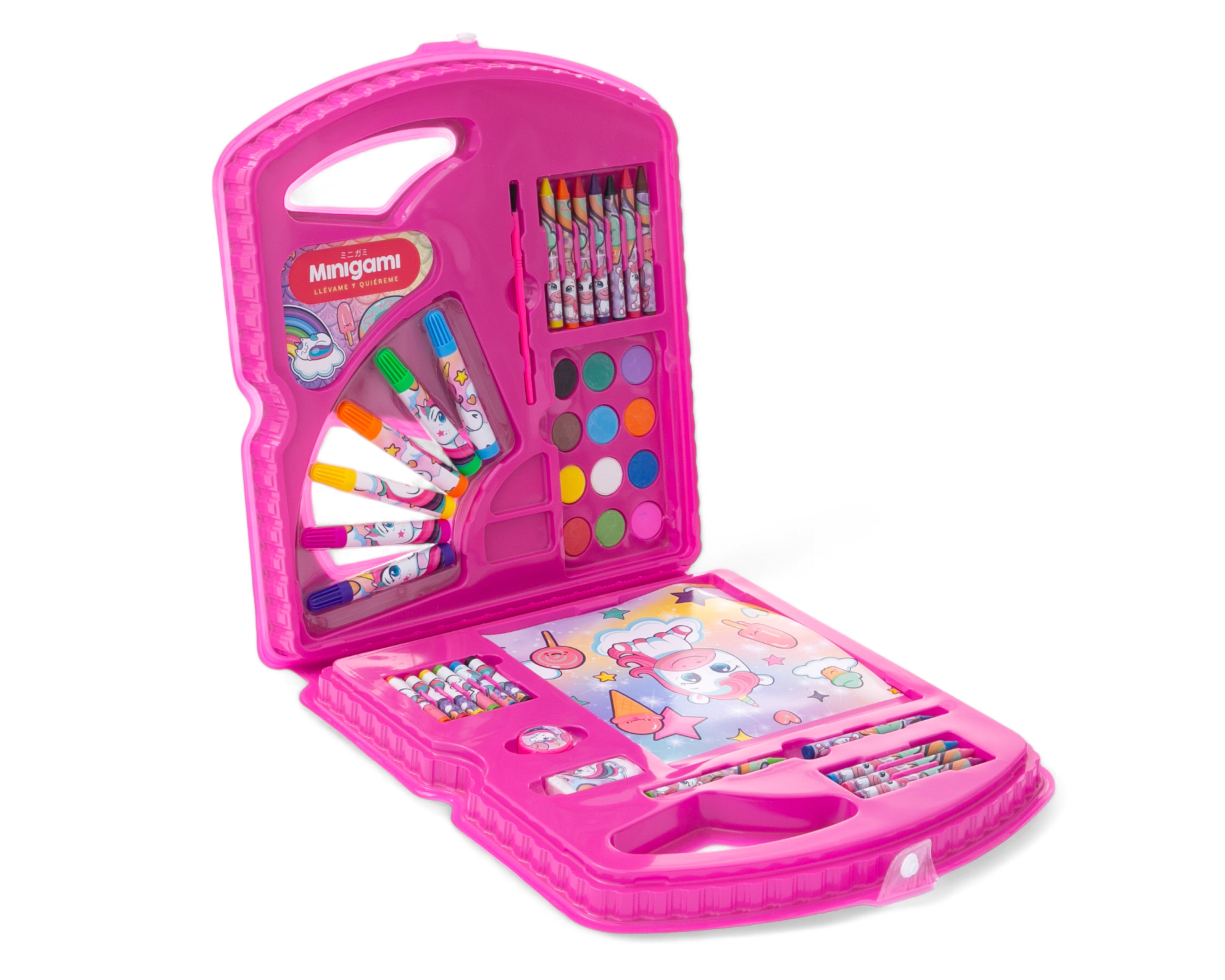 Foto 2 pulgar | Foto 1 | Estuche de Arte Minigami Unicornio 40 Piezas