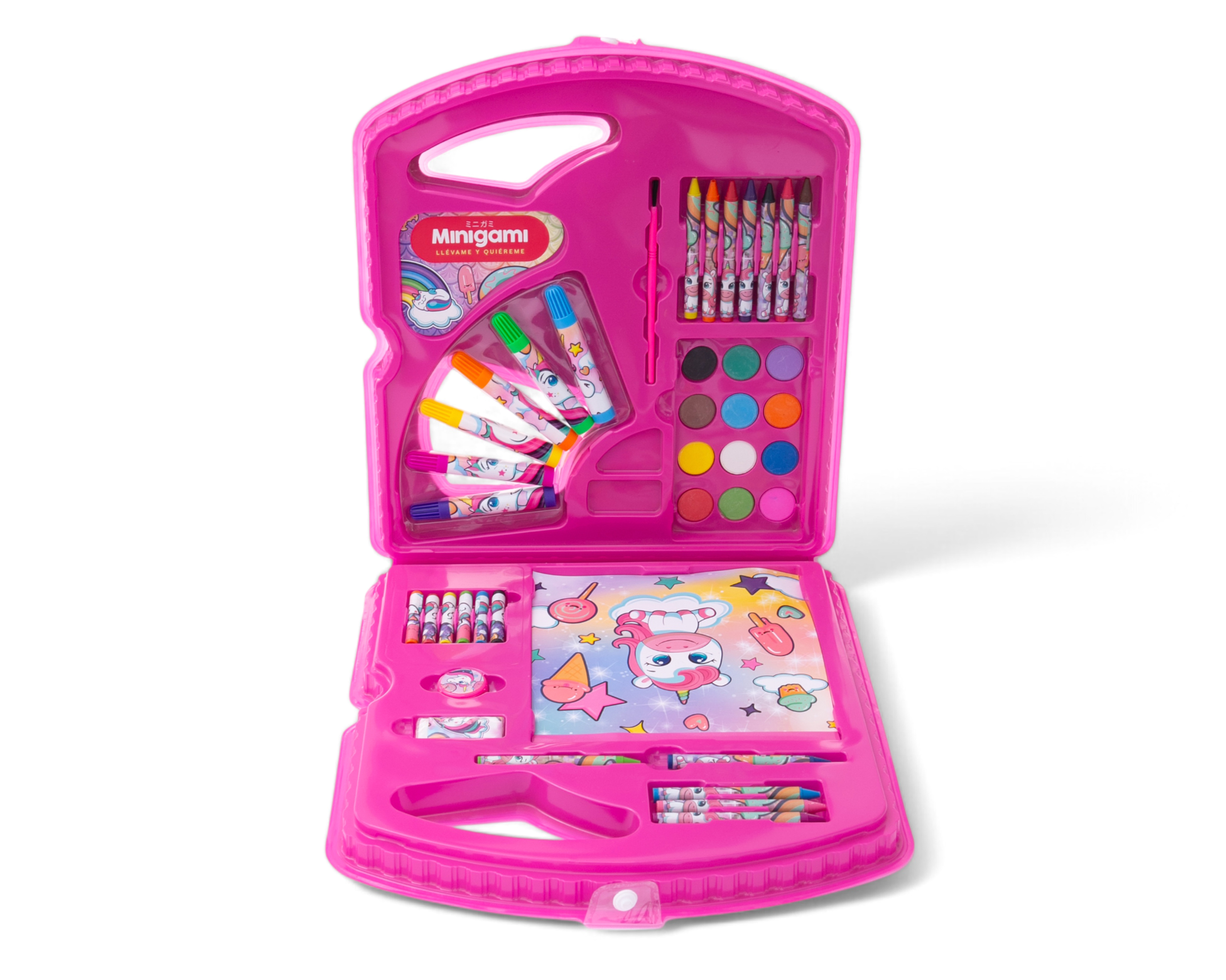 Foto 3 pulgar | Foto 2 | Estuche de Arte Minigami Unicornio 40 Piezas