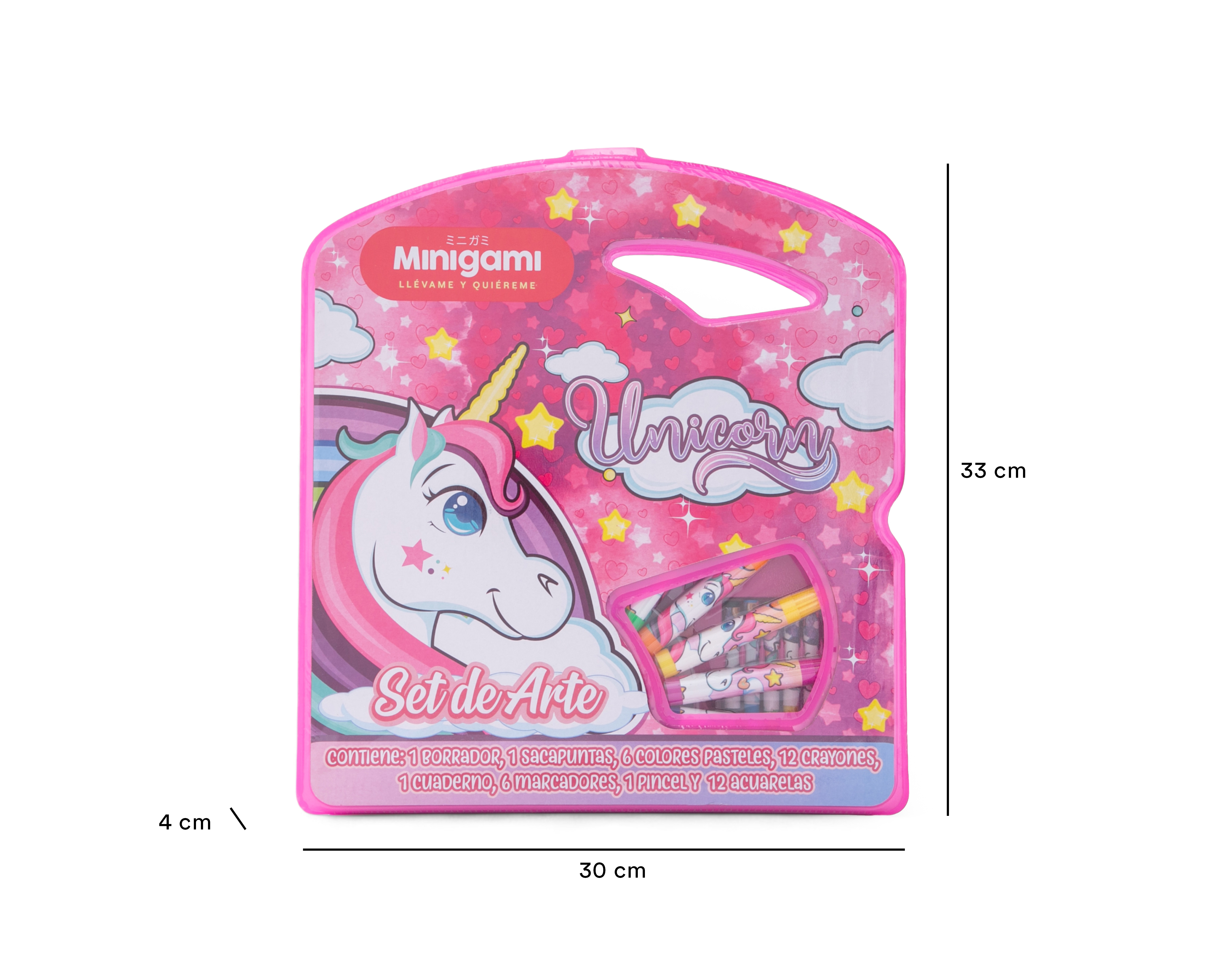 Foto 7 pulgar | Foto 6 | Estuche de Arte Minigami Unicornio 40 Piezas