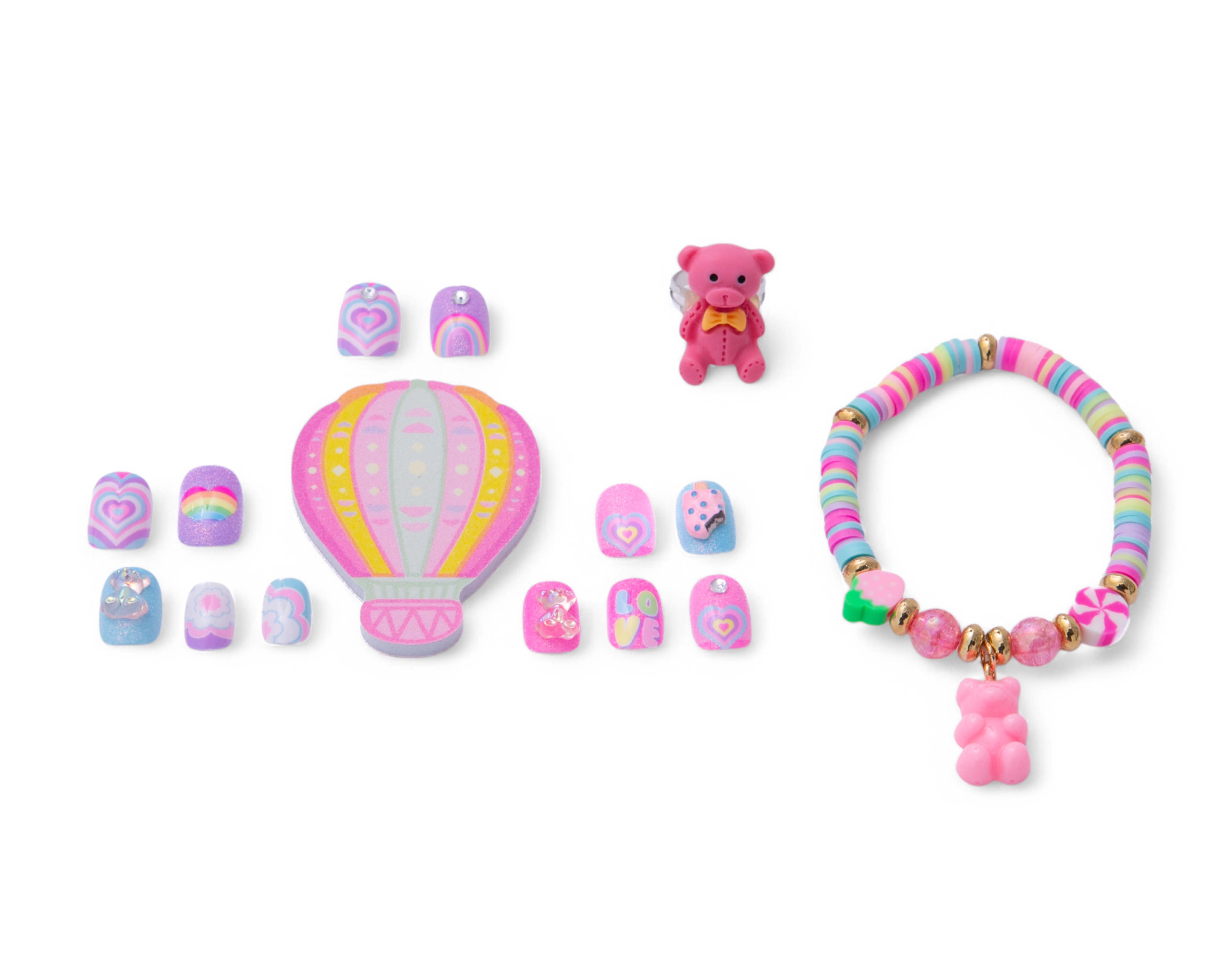 Foto 2 | Foto 2 | Uñas para Niña Girls Attitude con Accesorios