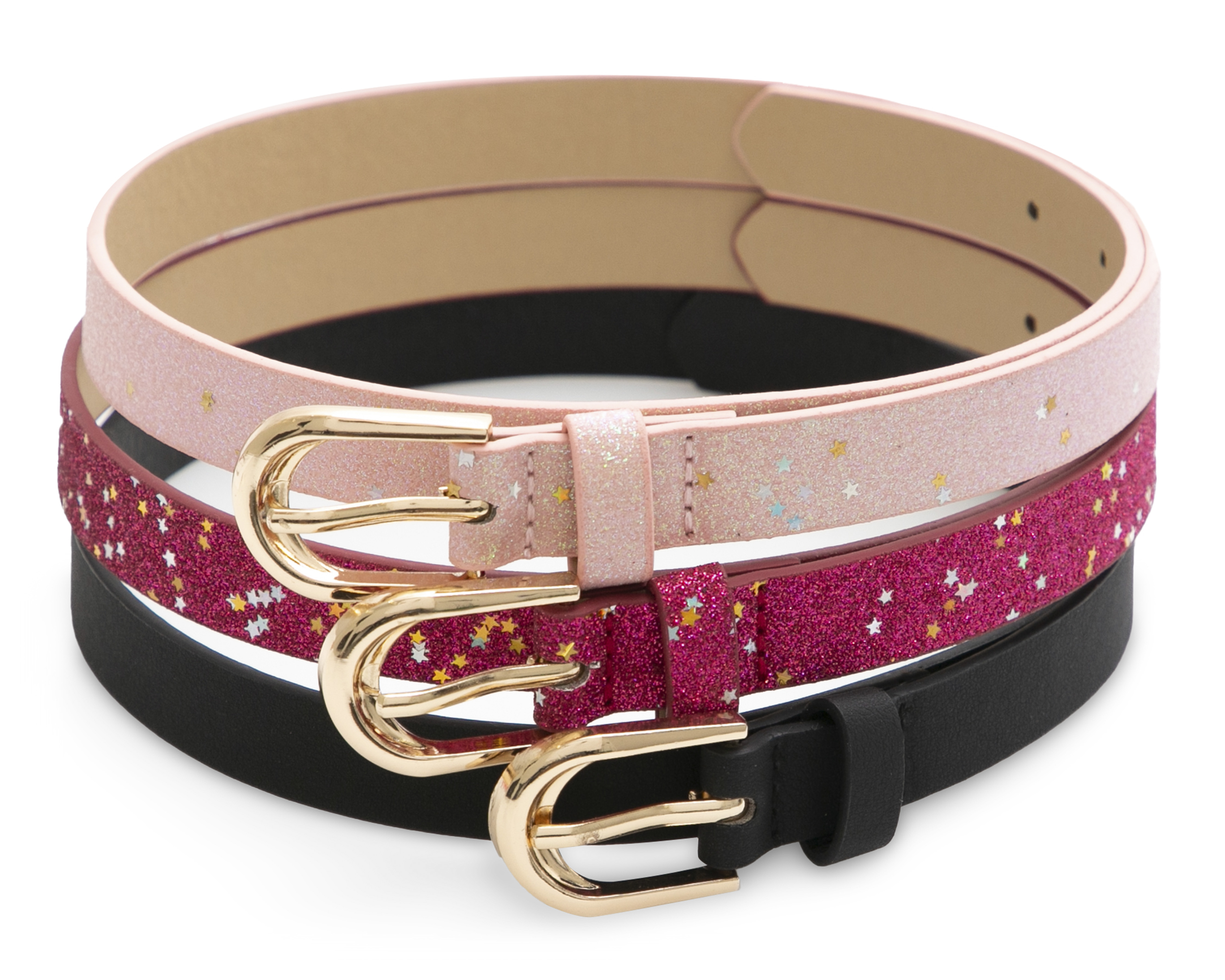 Foto 2 pulgar | Foto 1 | Cinturón para Niña Girls Attitude 3 Piezas