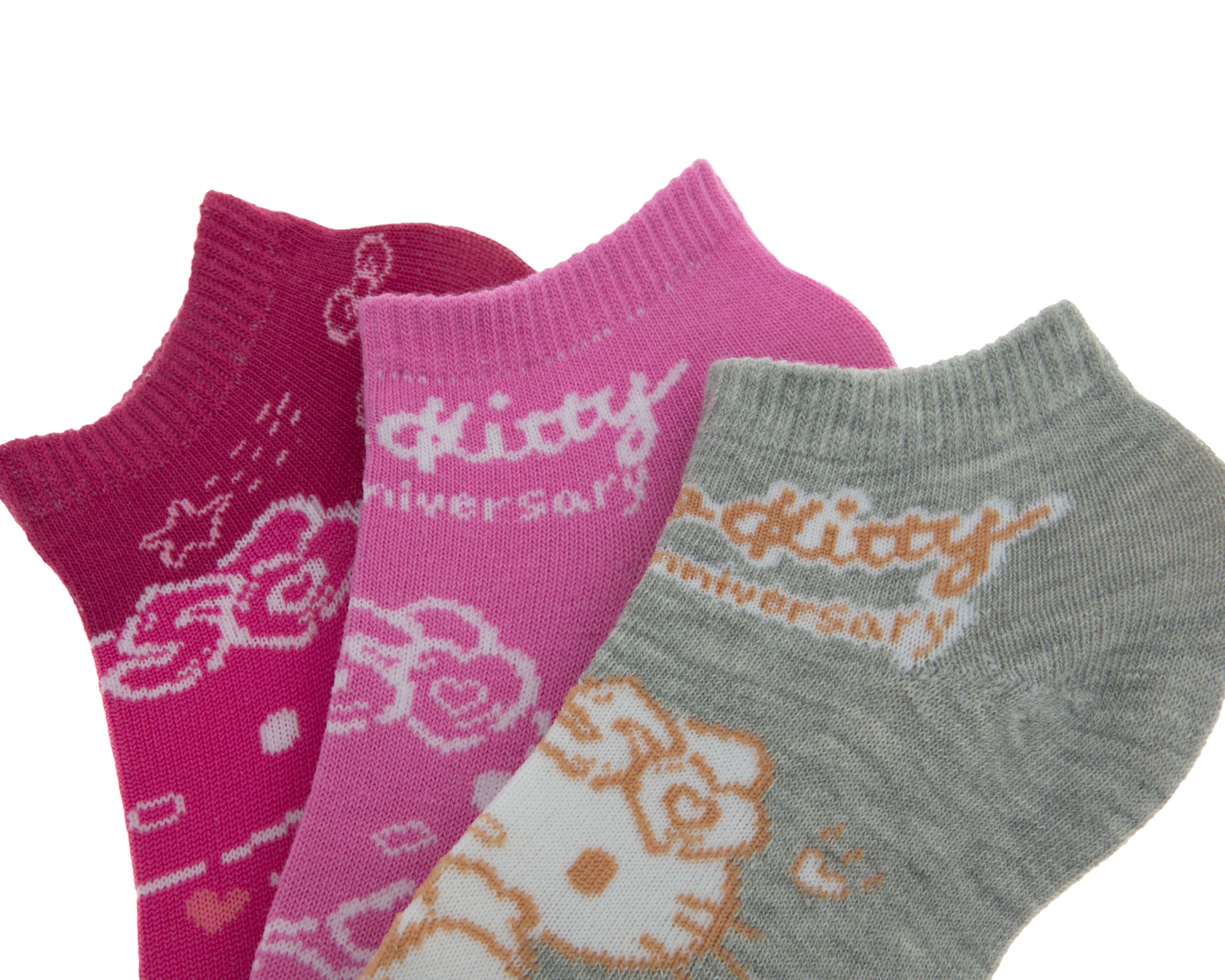 Foto 3 pulgar | Foto 2 | Calcetas Tines Hello Kitty para Niña 3 Pares