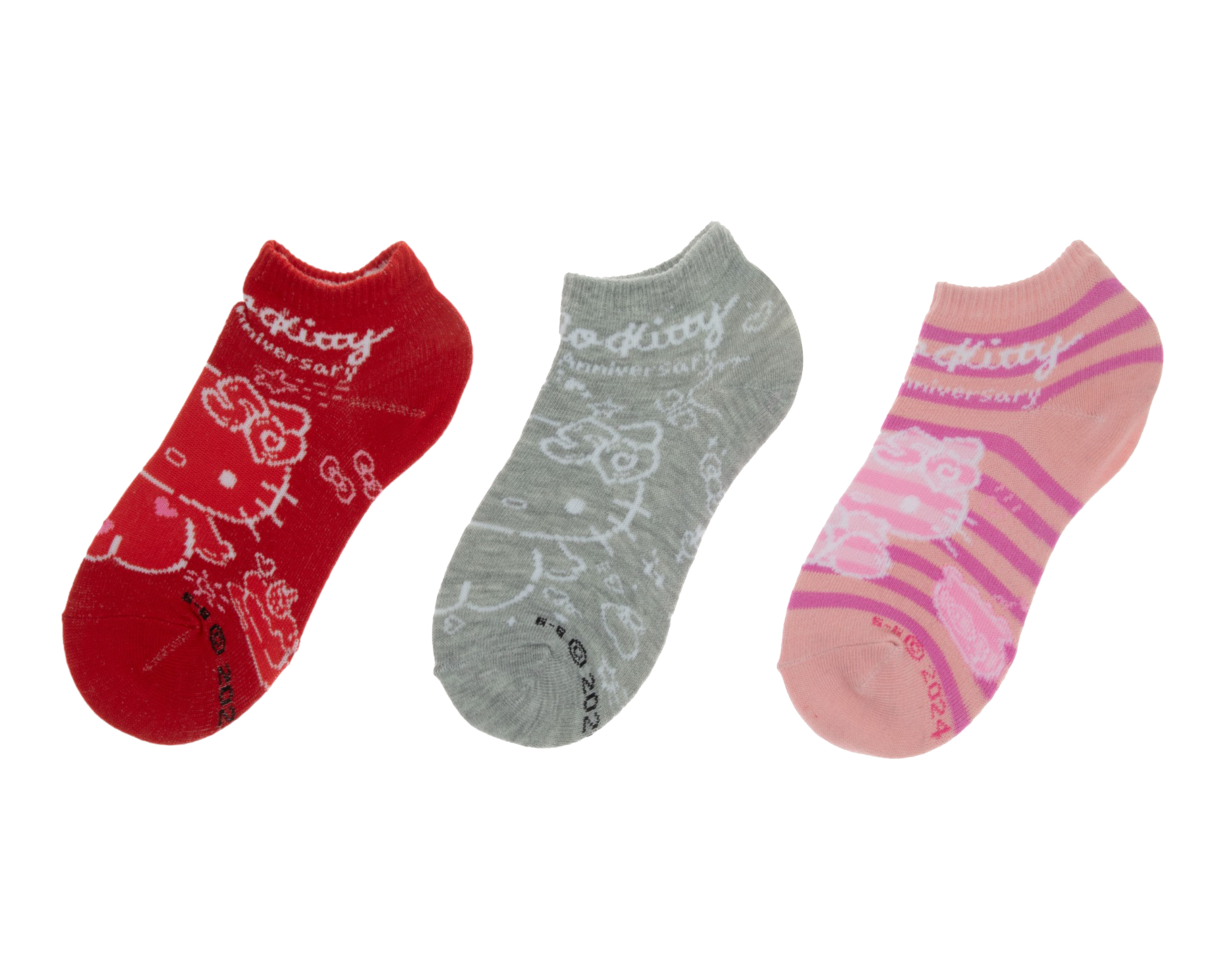 Calcetas Tines Hello Kitty para Niña 3 Pares