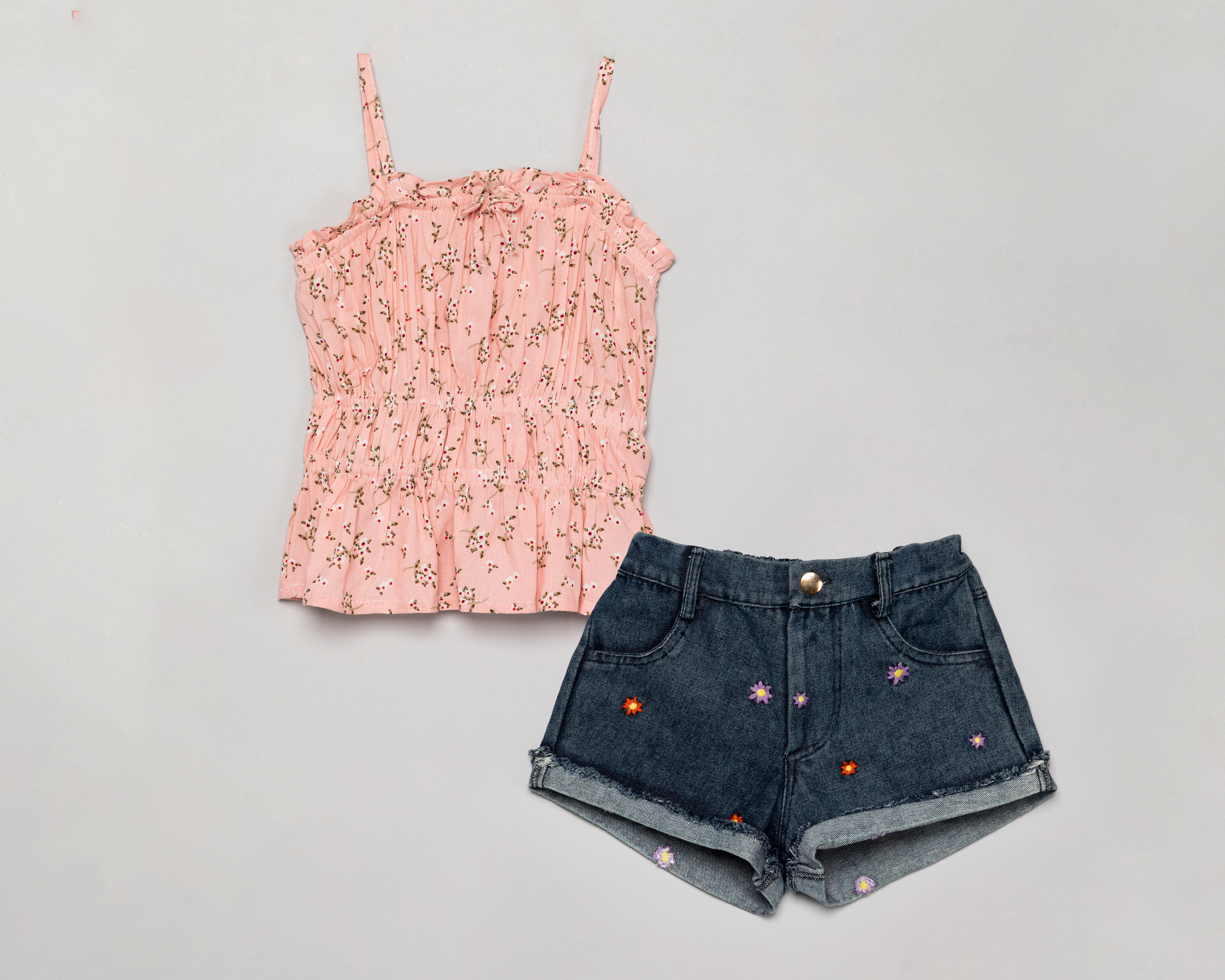 Conjunto de Blusa y Short Refill para Niña