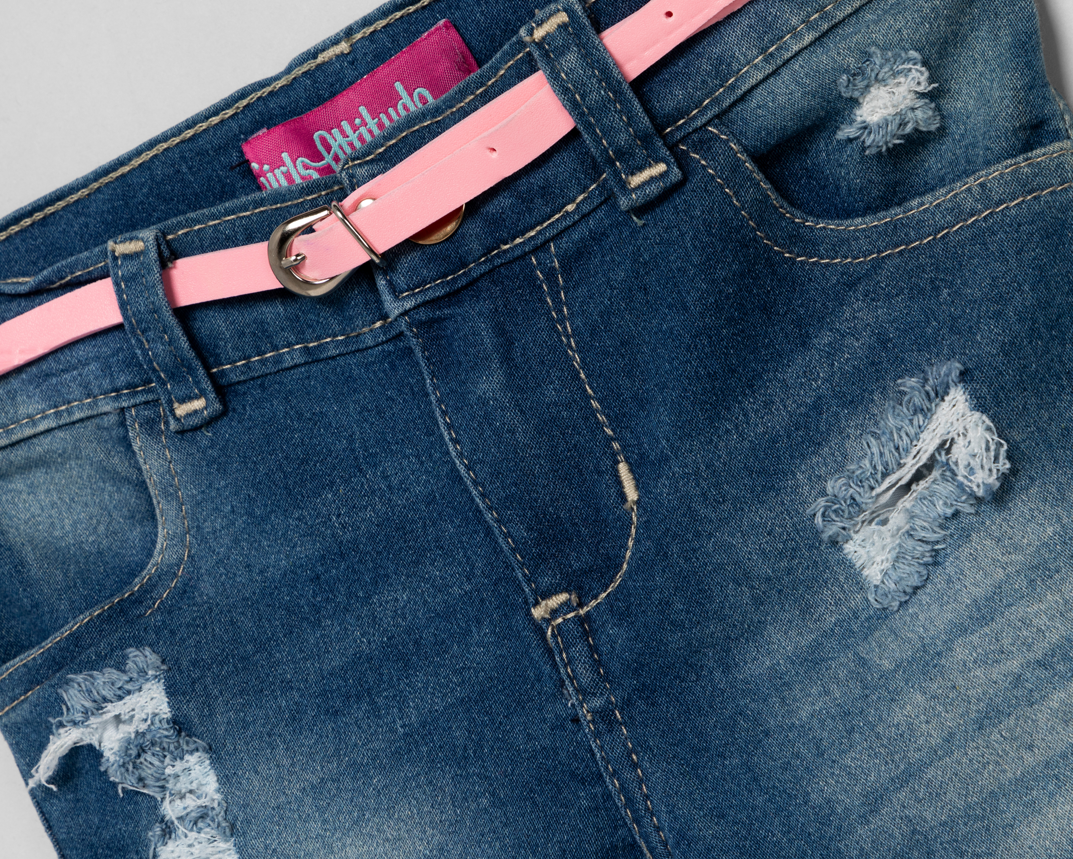 Foto 5 pulgar | Foto 4 | Conjunto de Playera y Short Girls Attitude para Niña