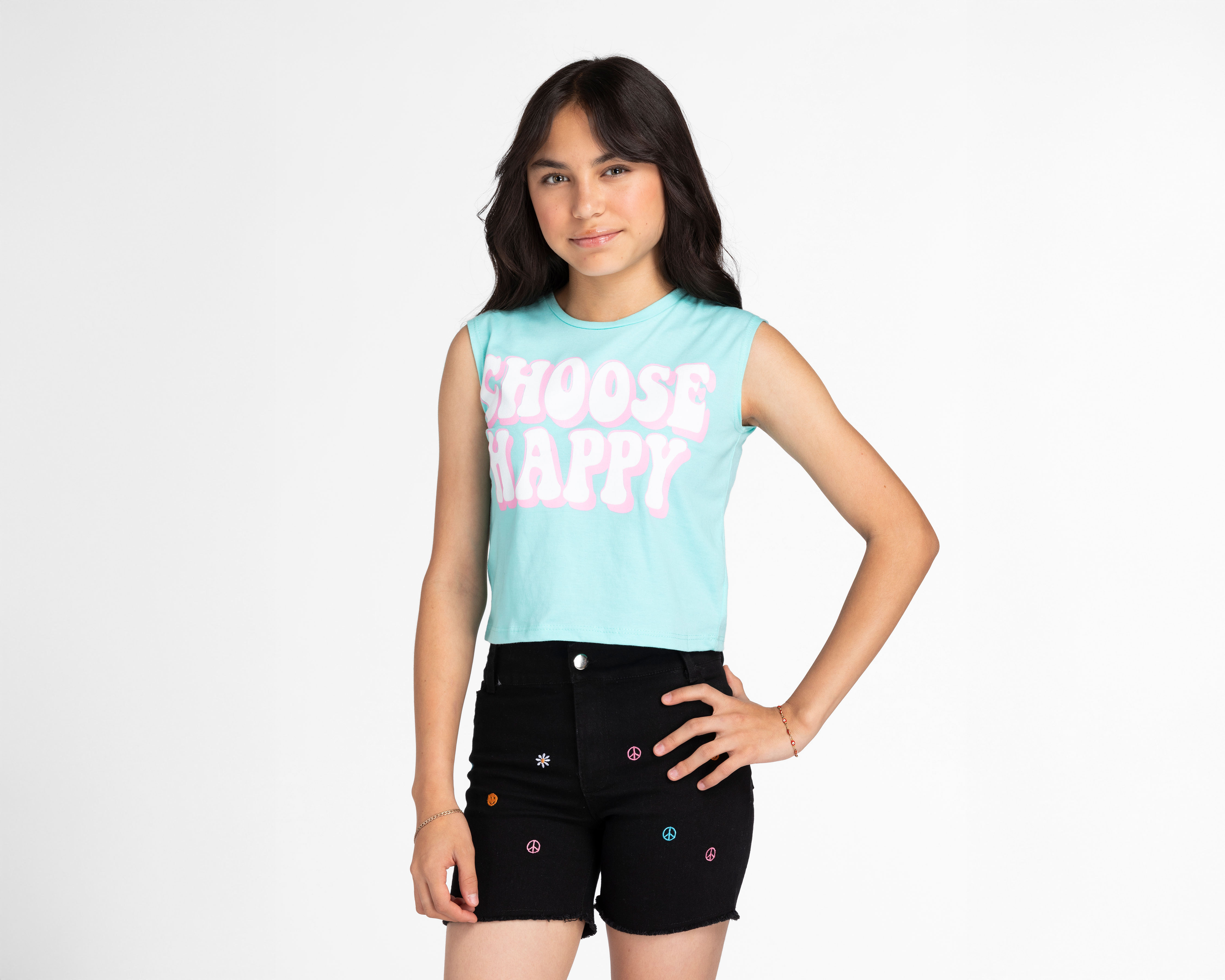 Foto 5 pulgar | Foto 4 | Conjunto de Short y Playera Girls Attitude para Niña