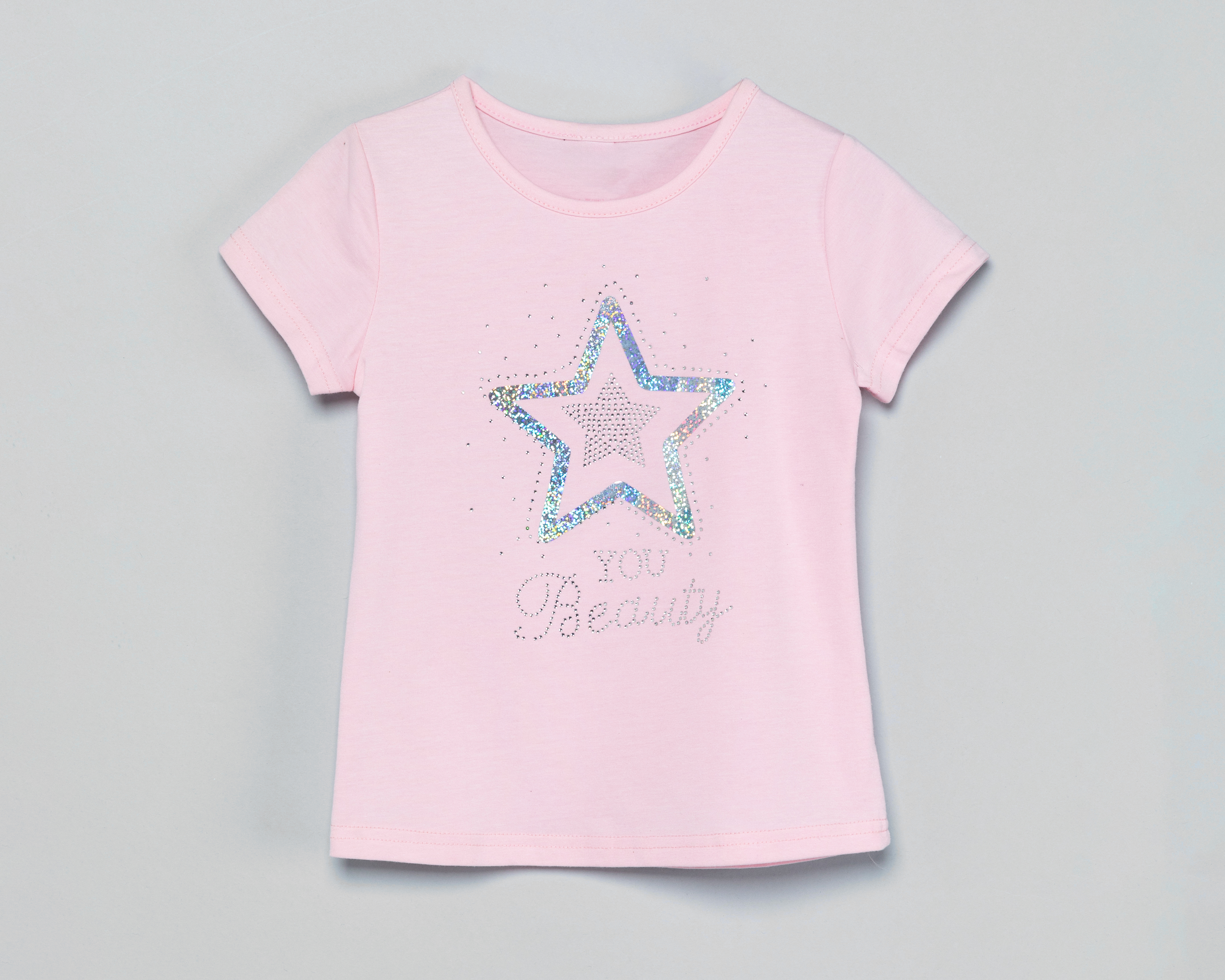 Foto 2 pulgar | Foto 1 | Playera Girls Attitude Manga Corta para Niña