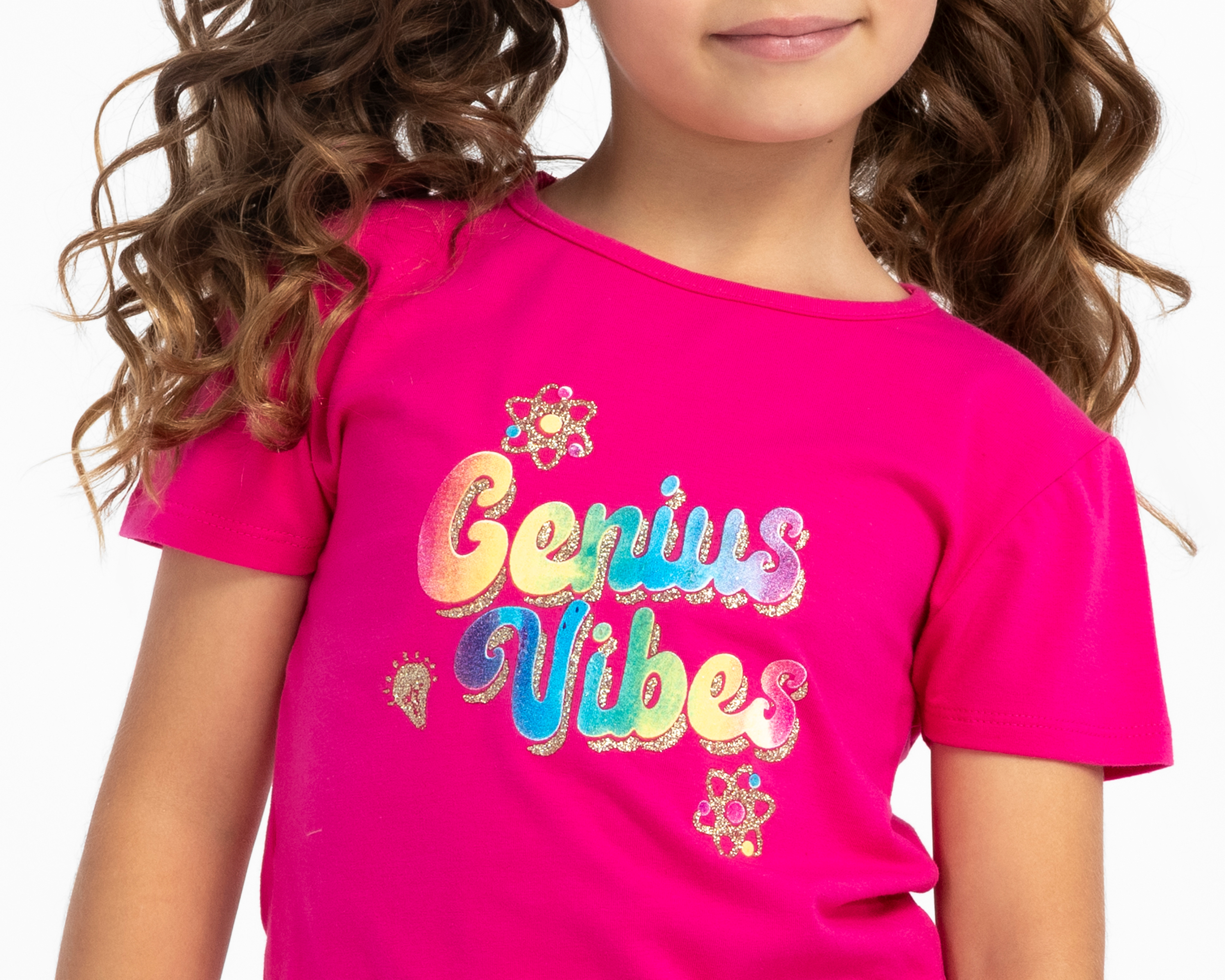 Foto 5 pulgar | Foto 4 | Playera Girls Attitude Manga Corta Estampada para Niña