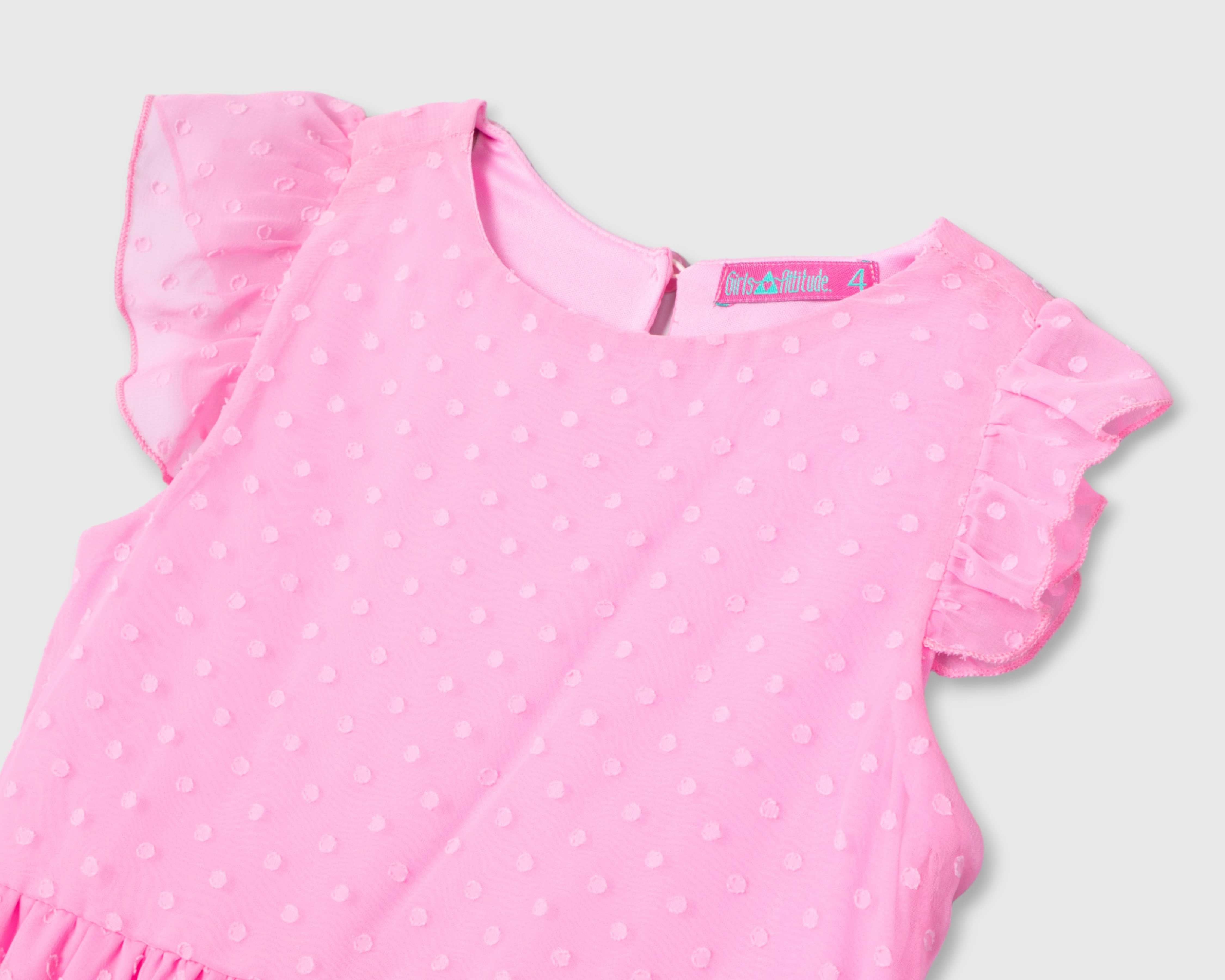 Foto 5 pulgar | Foto 4 | Vestido Rosa Girls Attitude para Niña con Chaleco