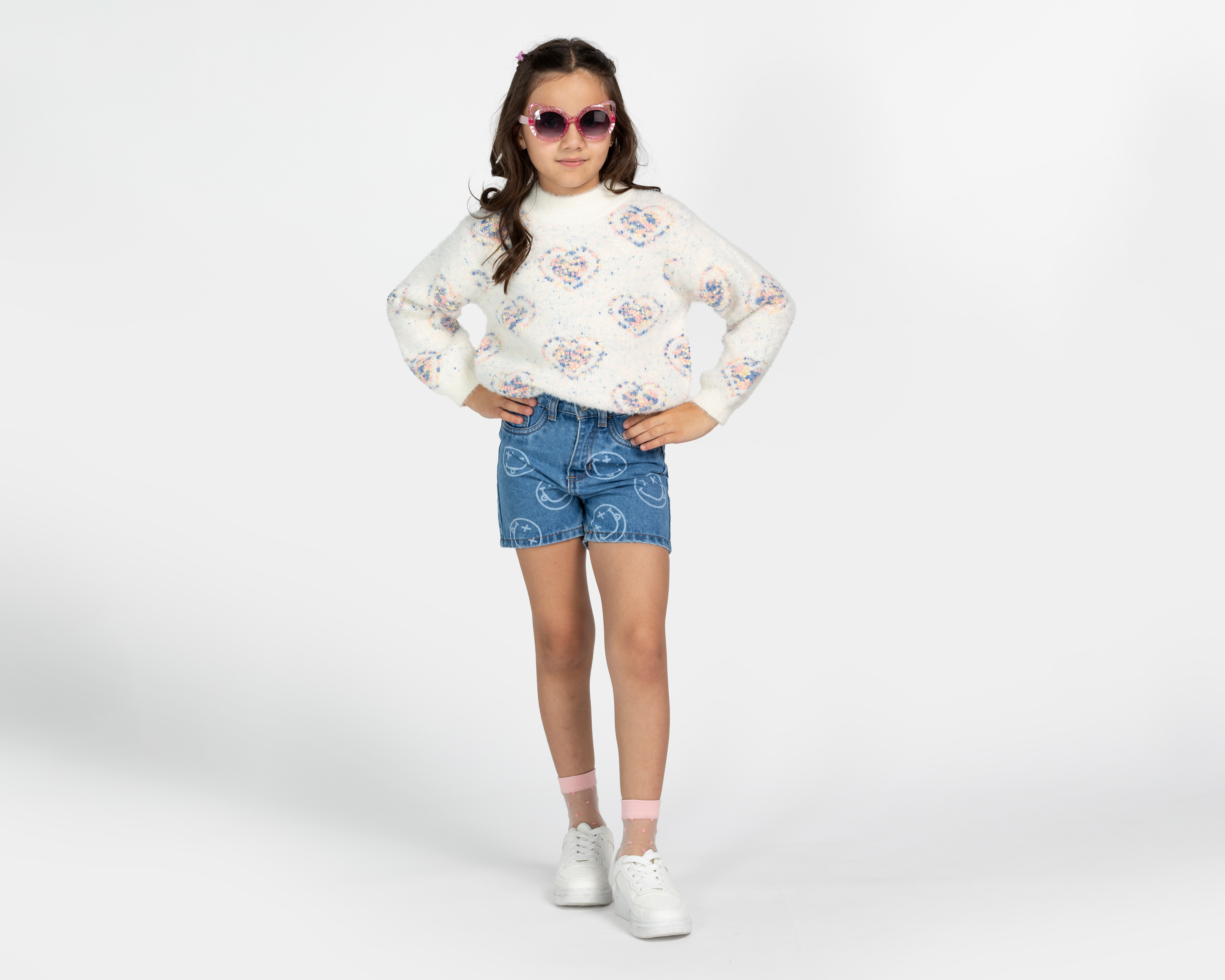 Foto 4 pulgar | Foto 3 | Short Girls Attitude para Niña