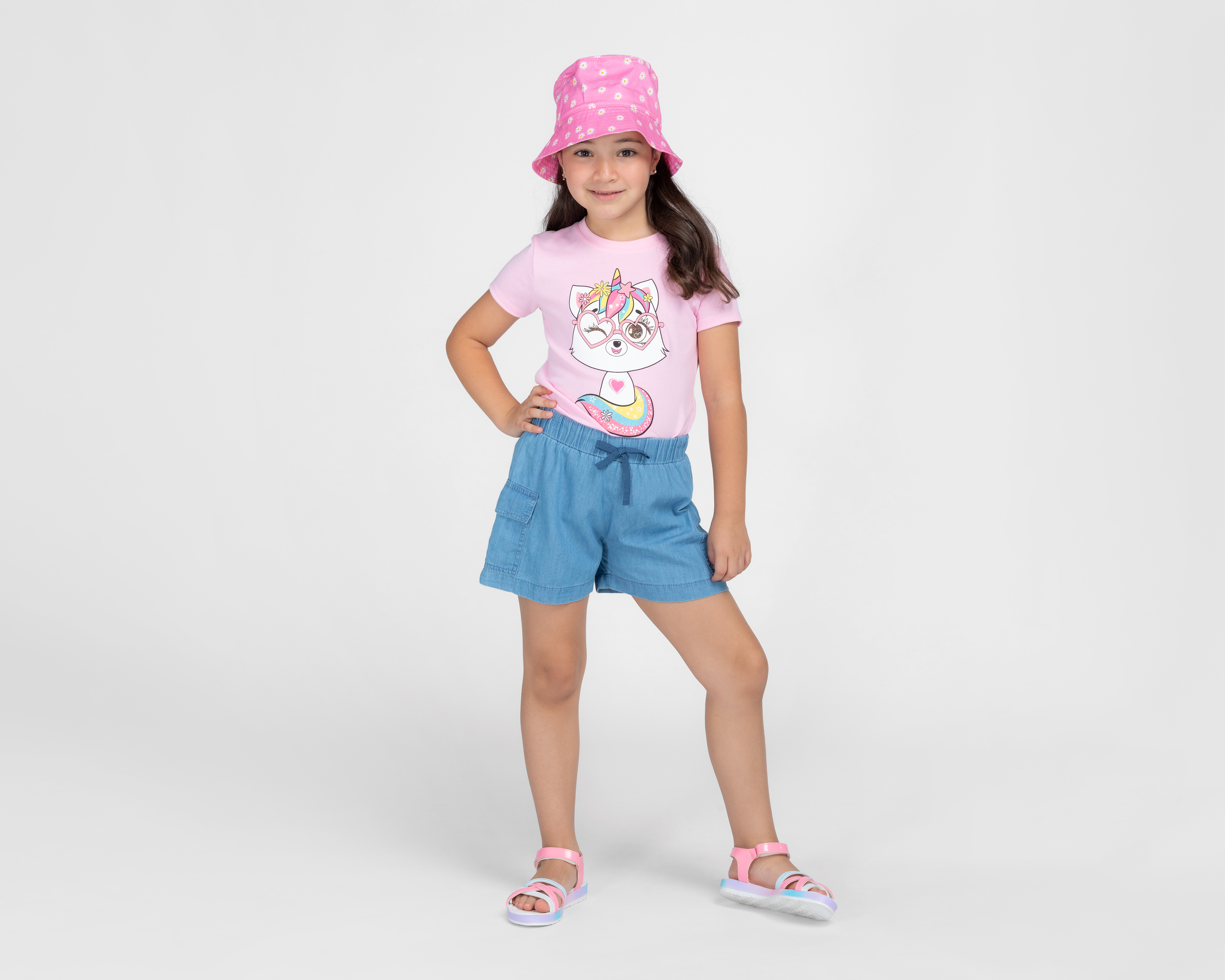 Foto 4 pulgar | Foto 3 | Playera Girls Attitude Manga Corta Estampada para Niña