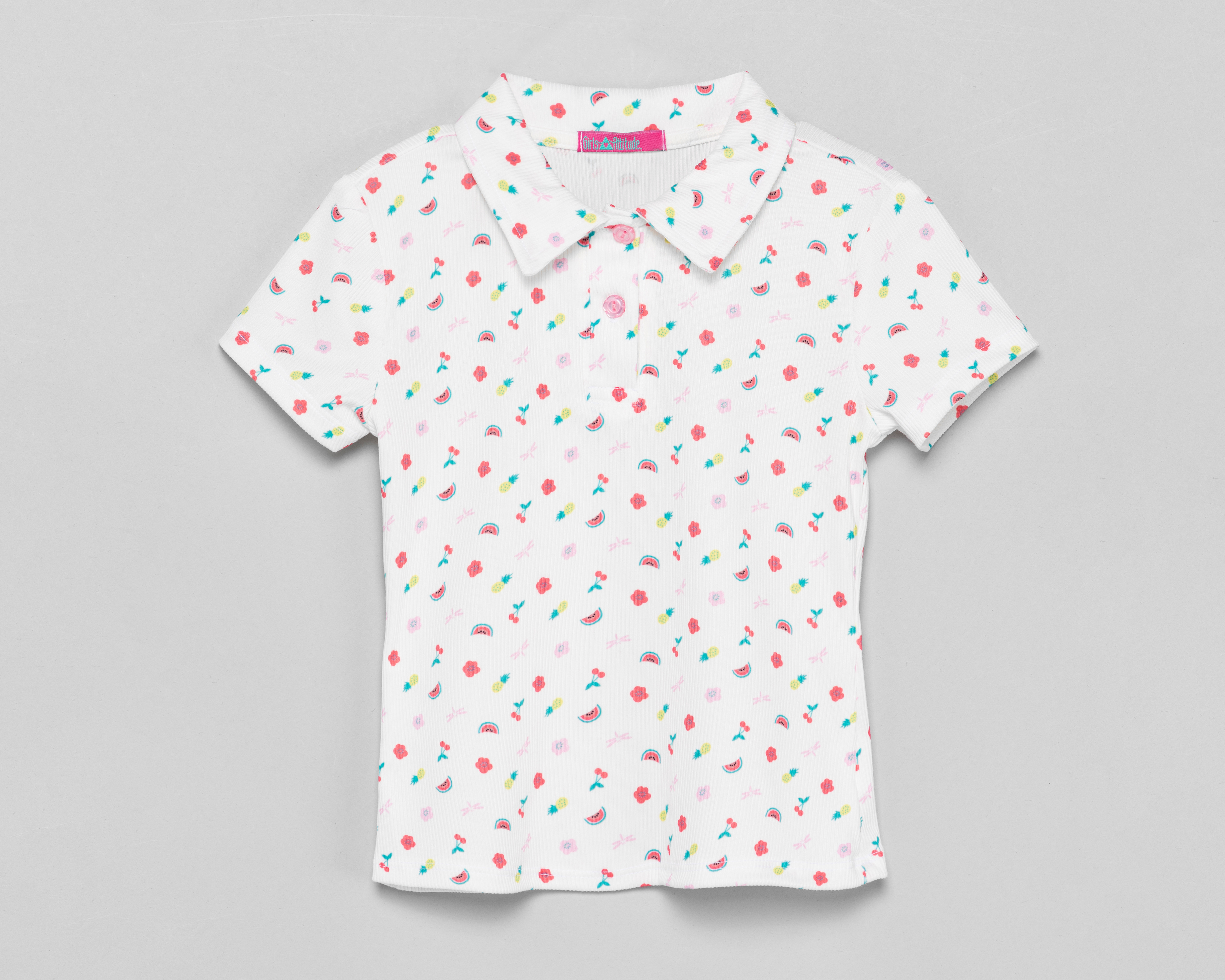 Foto 2 pulgar | Foto 1 | Playera Girls Attitude Manga Corta Juvenil