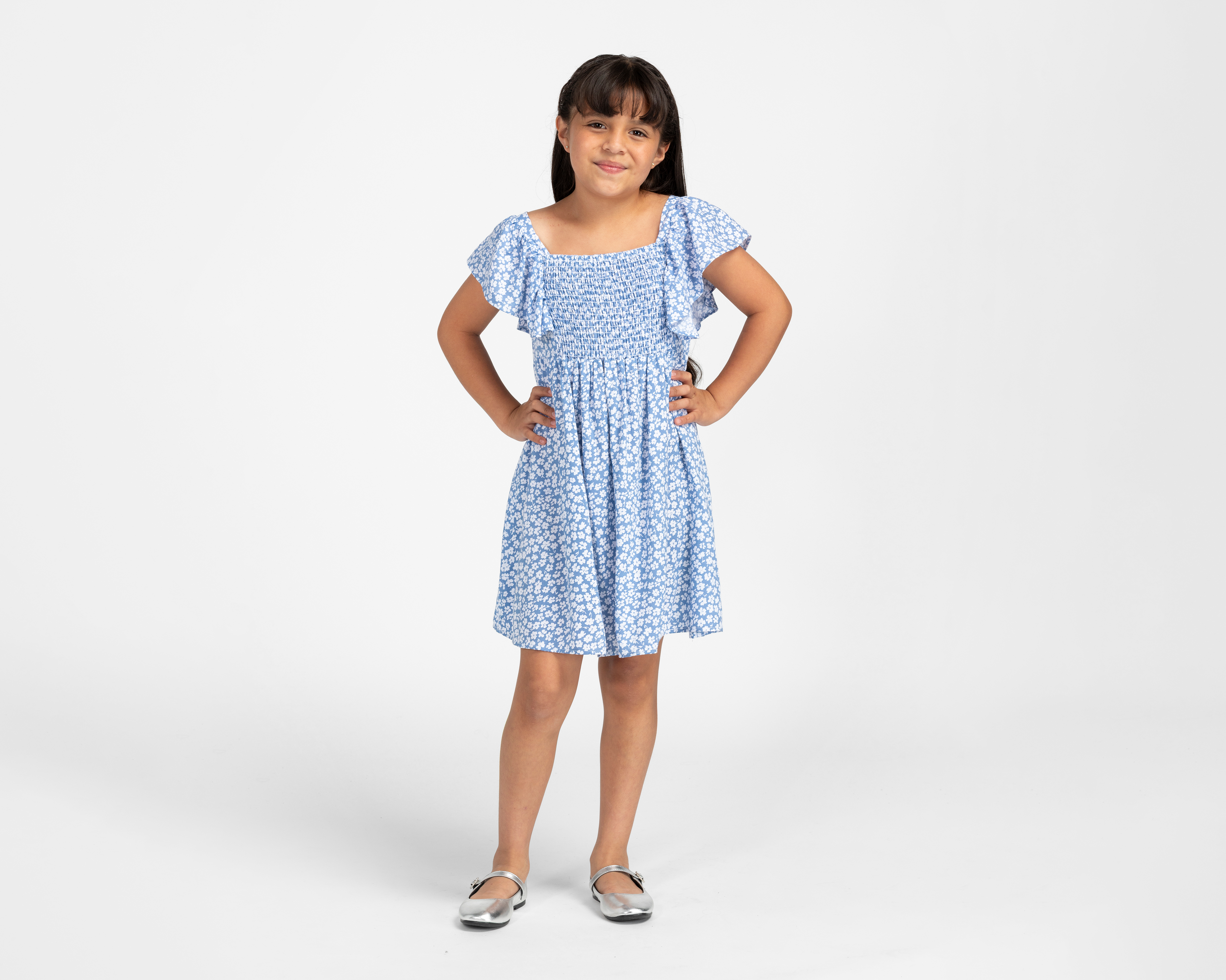 Foto 3 pulgar | Foto 2 | Vestido Azul Refill para Niña con Bolsa