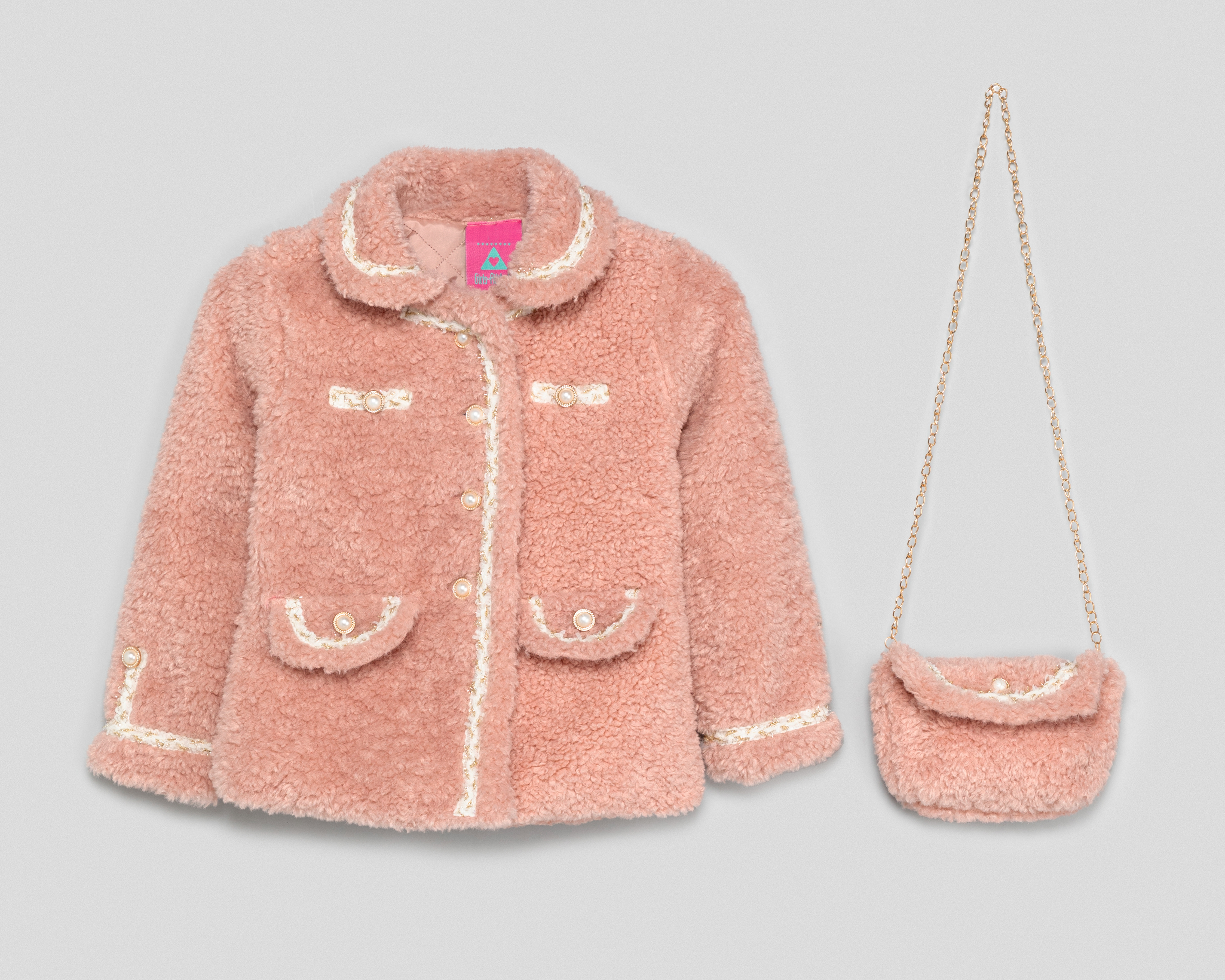 Foto 2 pulgar | Foto 1 | Abrigo Girls Attitude para Niña