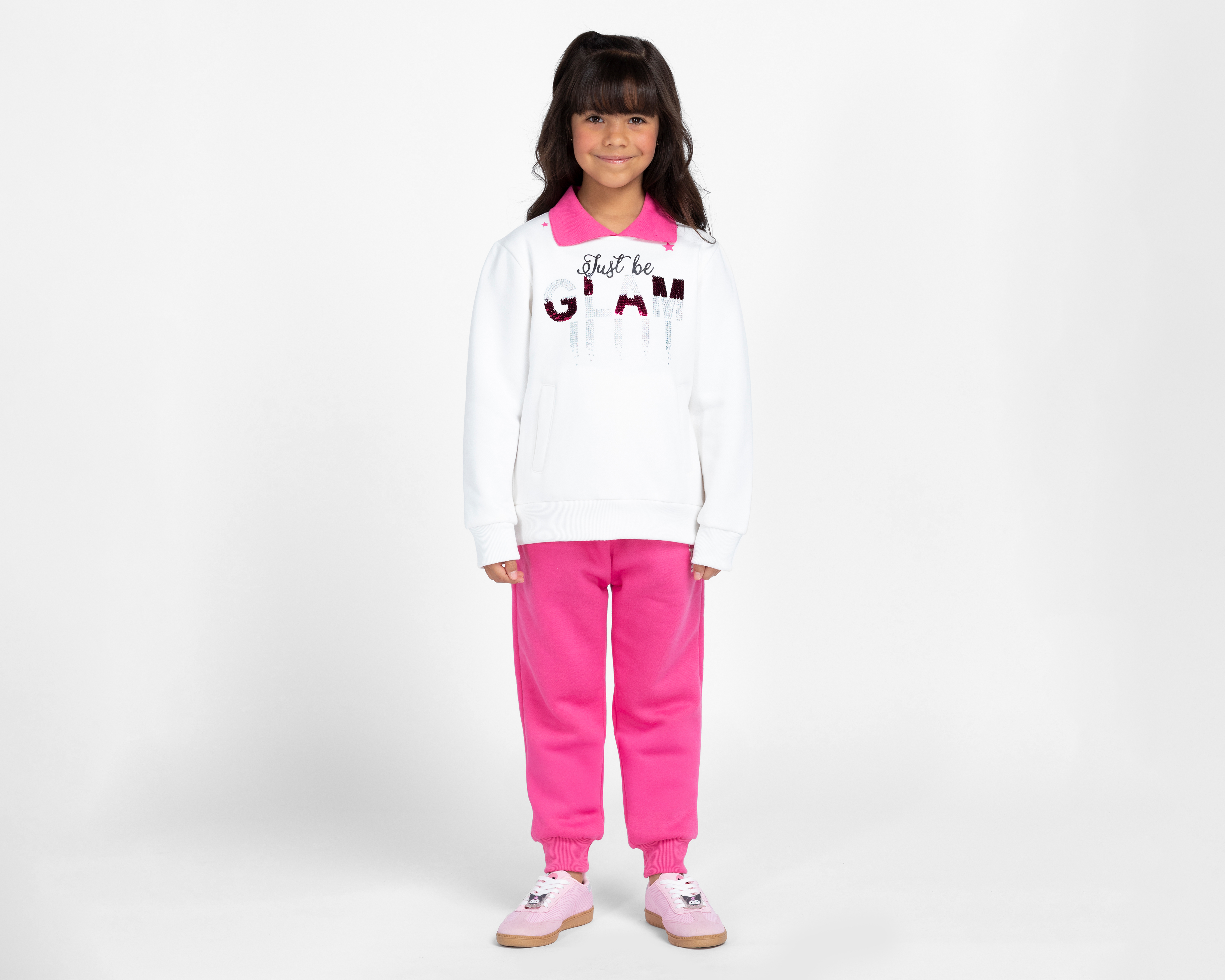 Foto 2 pulgar | Foto 1 | Sudadera y Pants Girls Attitude para Niña