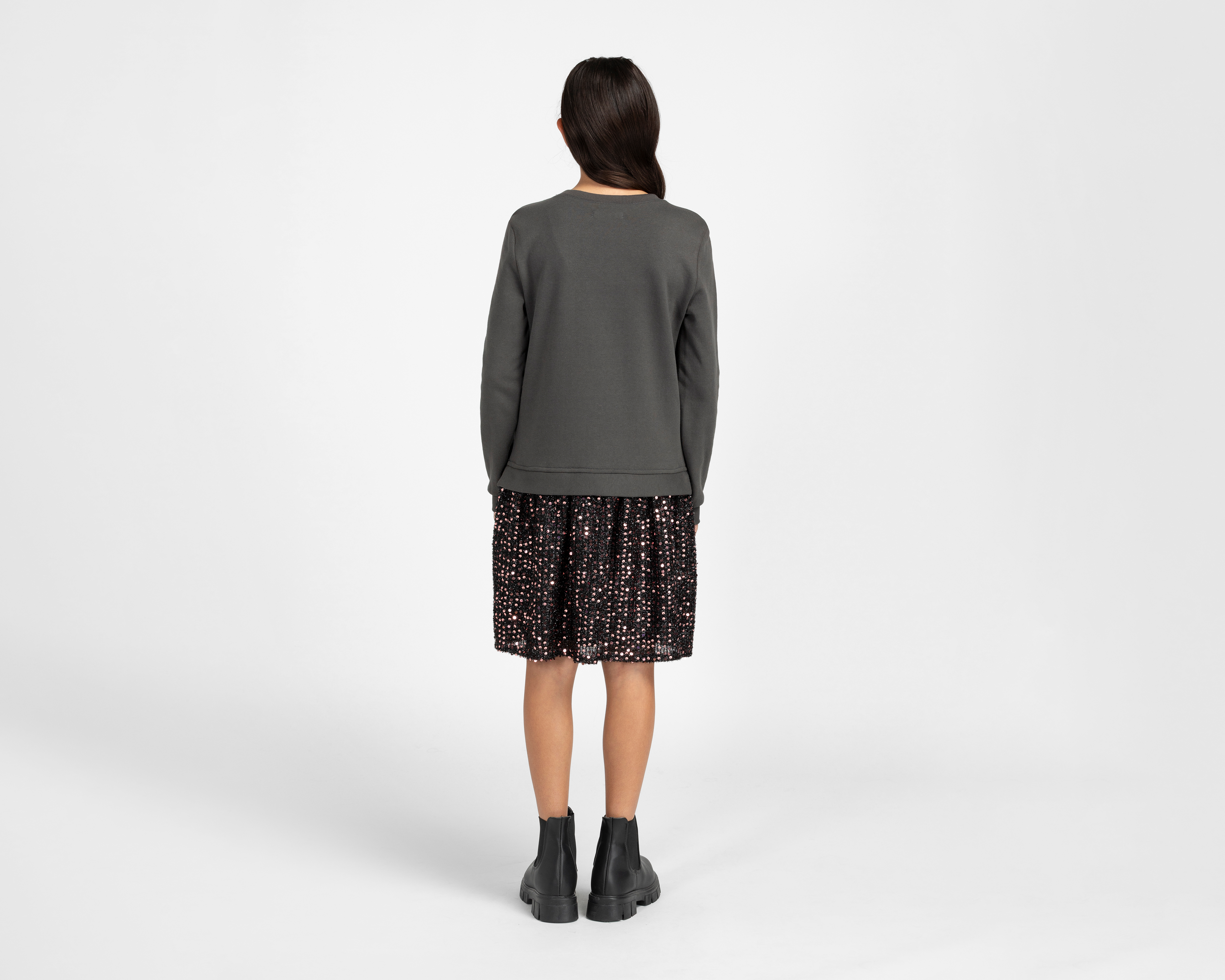 Foto 4 pulgar | Foto 3 | Vestido Sudadera Girls Attitude Juvenil