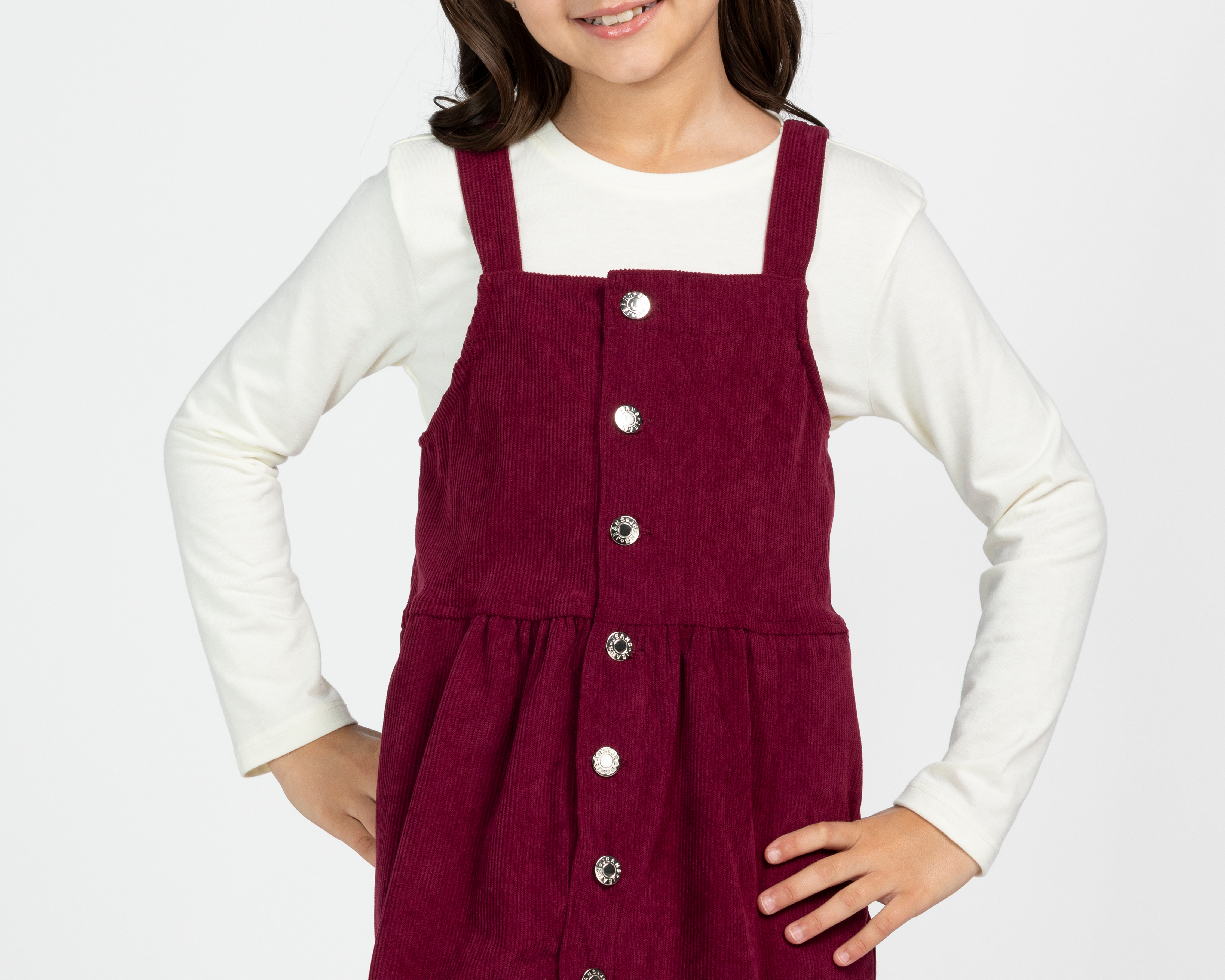 Foto 6 pulgar | Foto 5 | Vestido Rojo Girls Attitude para Niña