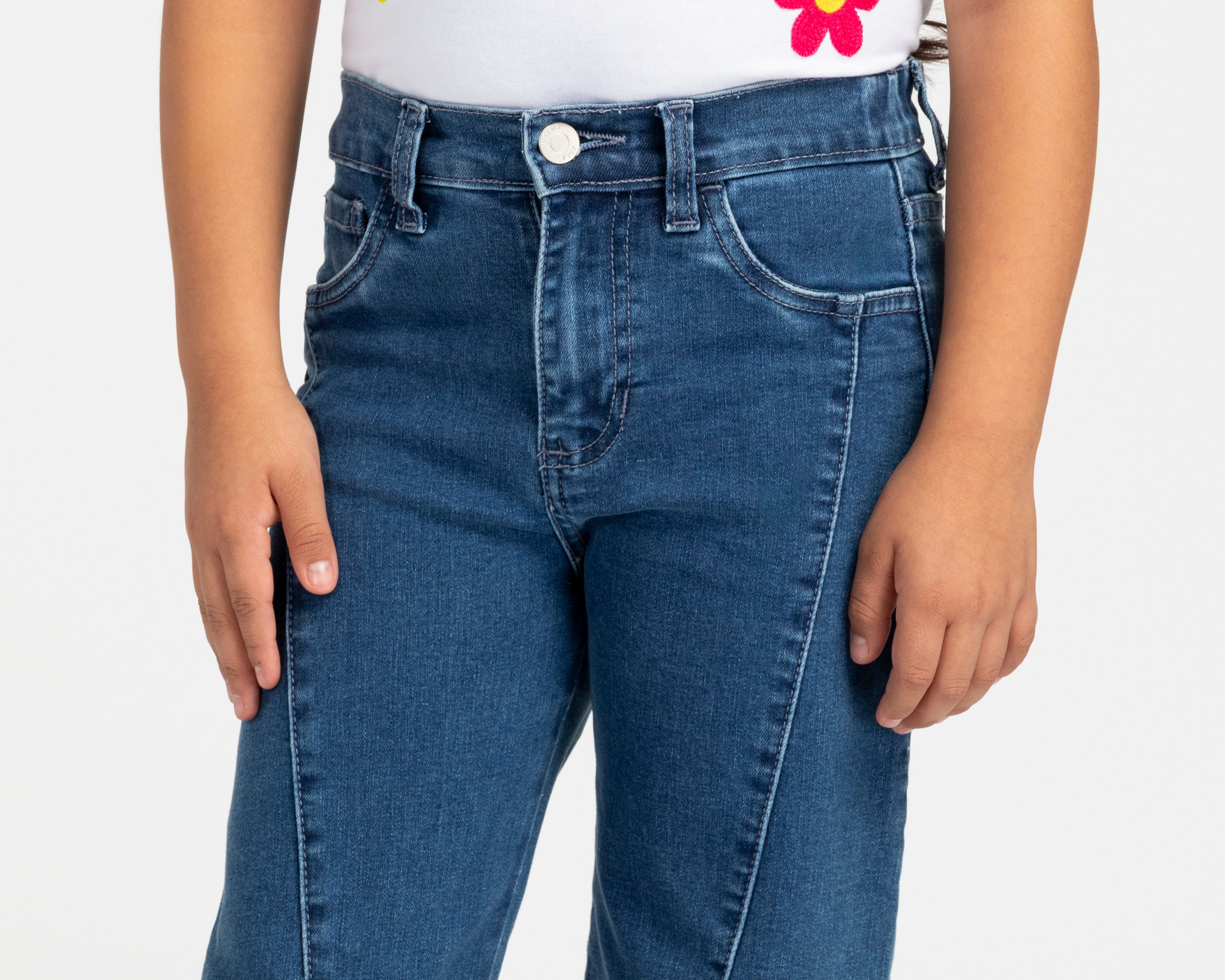 Foto 4 | Foto 4 | Pantalón Refill Vaquero para Niña