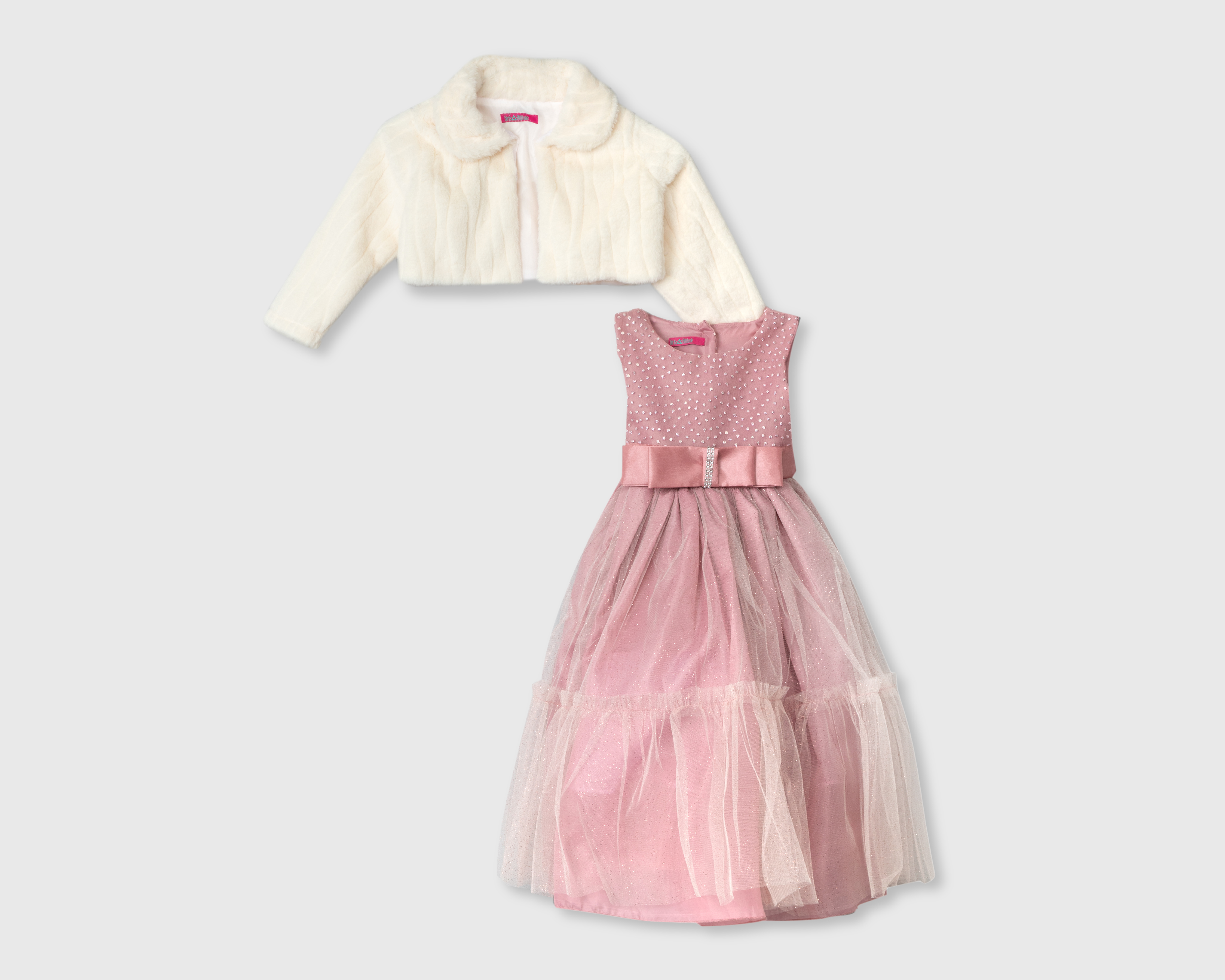 Foto 1 | Foto 1 | Vestido Rosa Girls Attitude para Niña con Torera