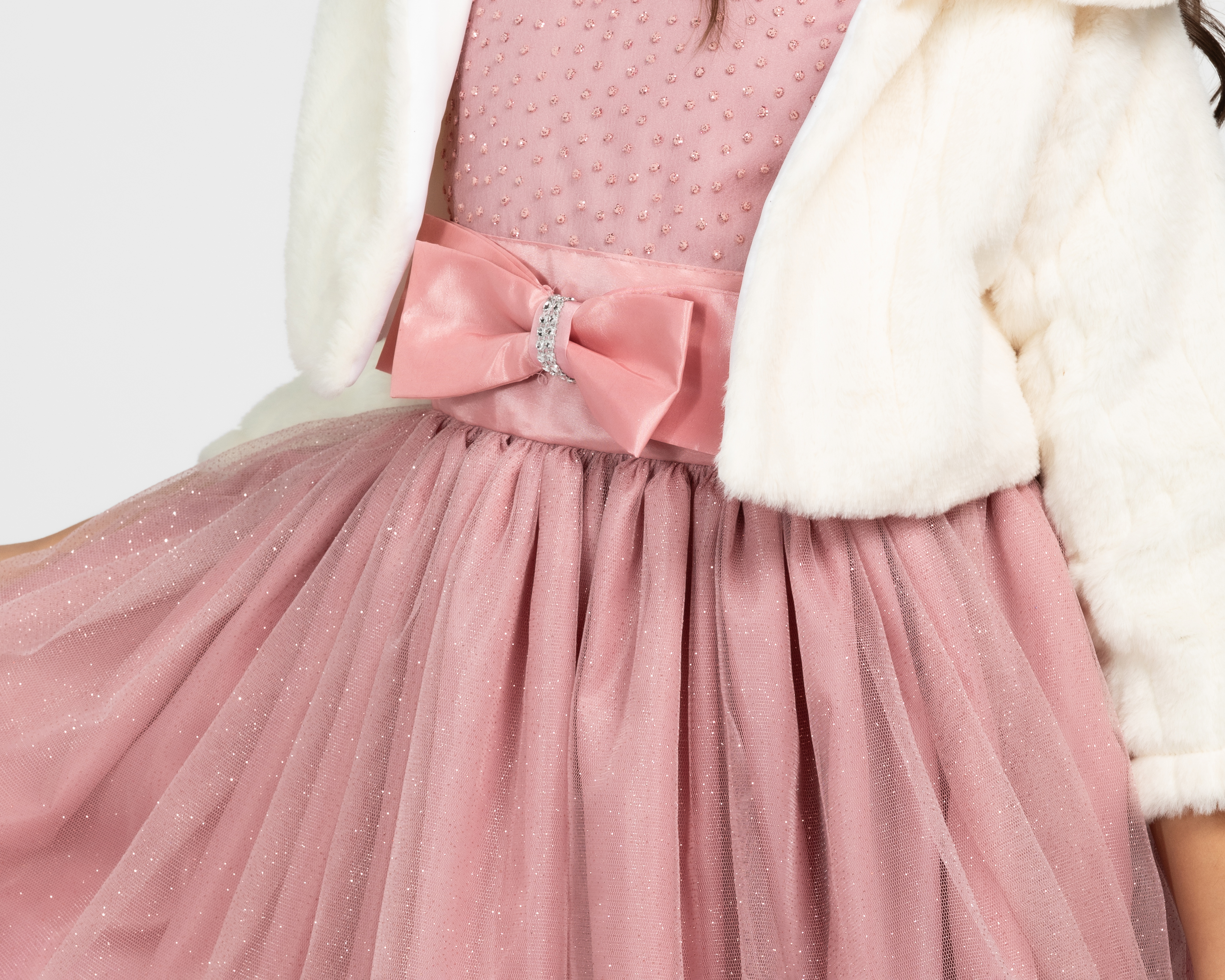 Foto 5 | Foto 5 | Vestido Rosa Girls Attitude para Niña con Torera