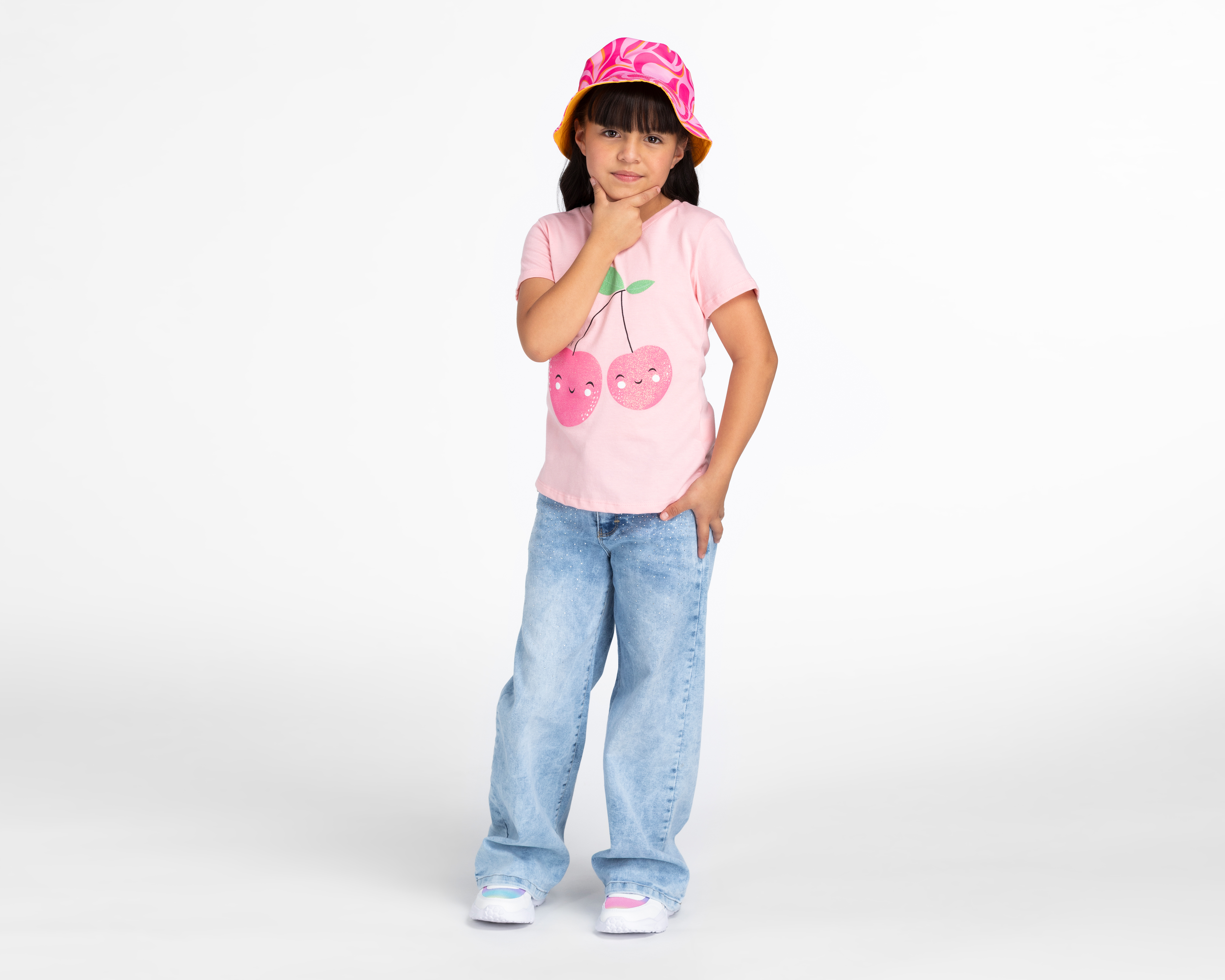 Foto 3 pulgar | Foto 2 | Pantalón Girls Attitude Straight para Niña