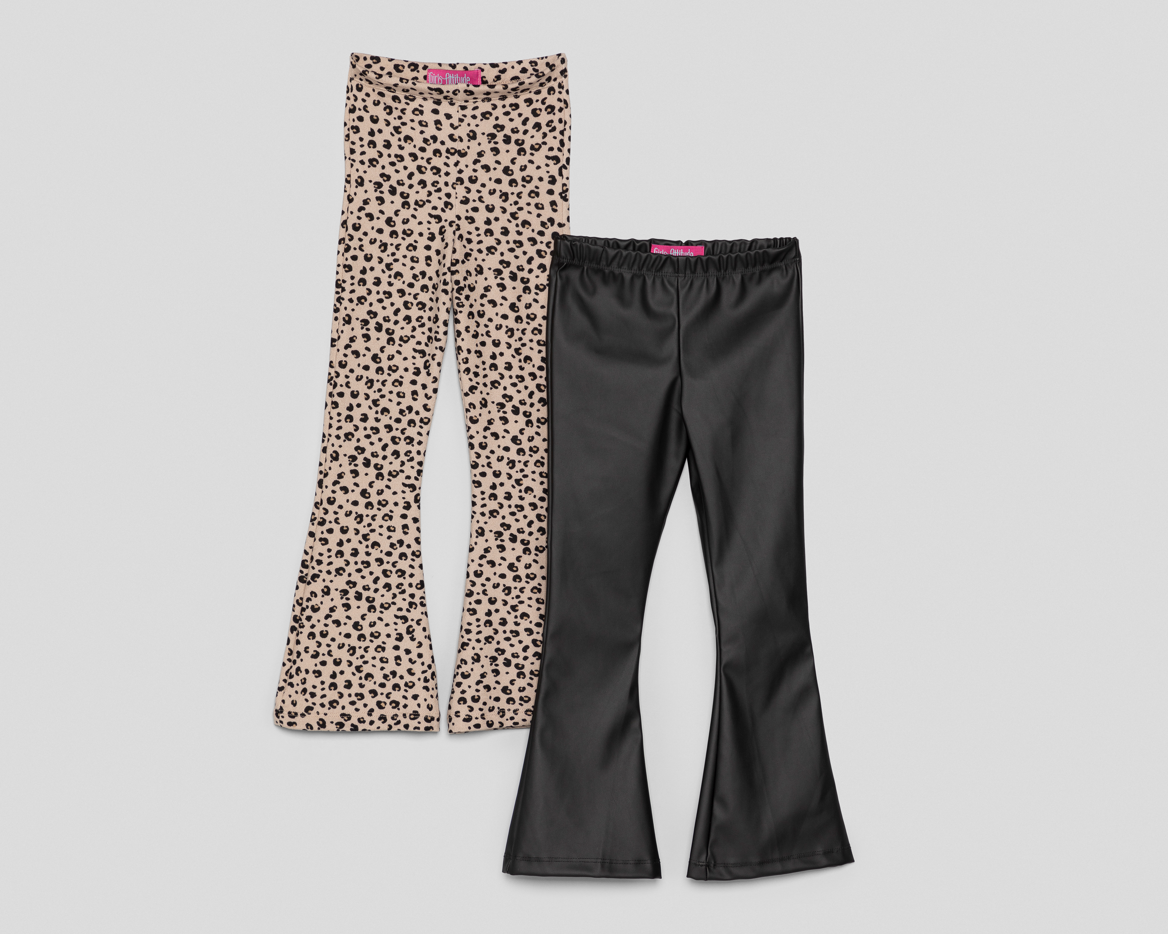 Foto 2 pulgar | Foto 1 | Pantalón Girls Attitude Flare para Niña 2 Piezas