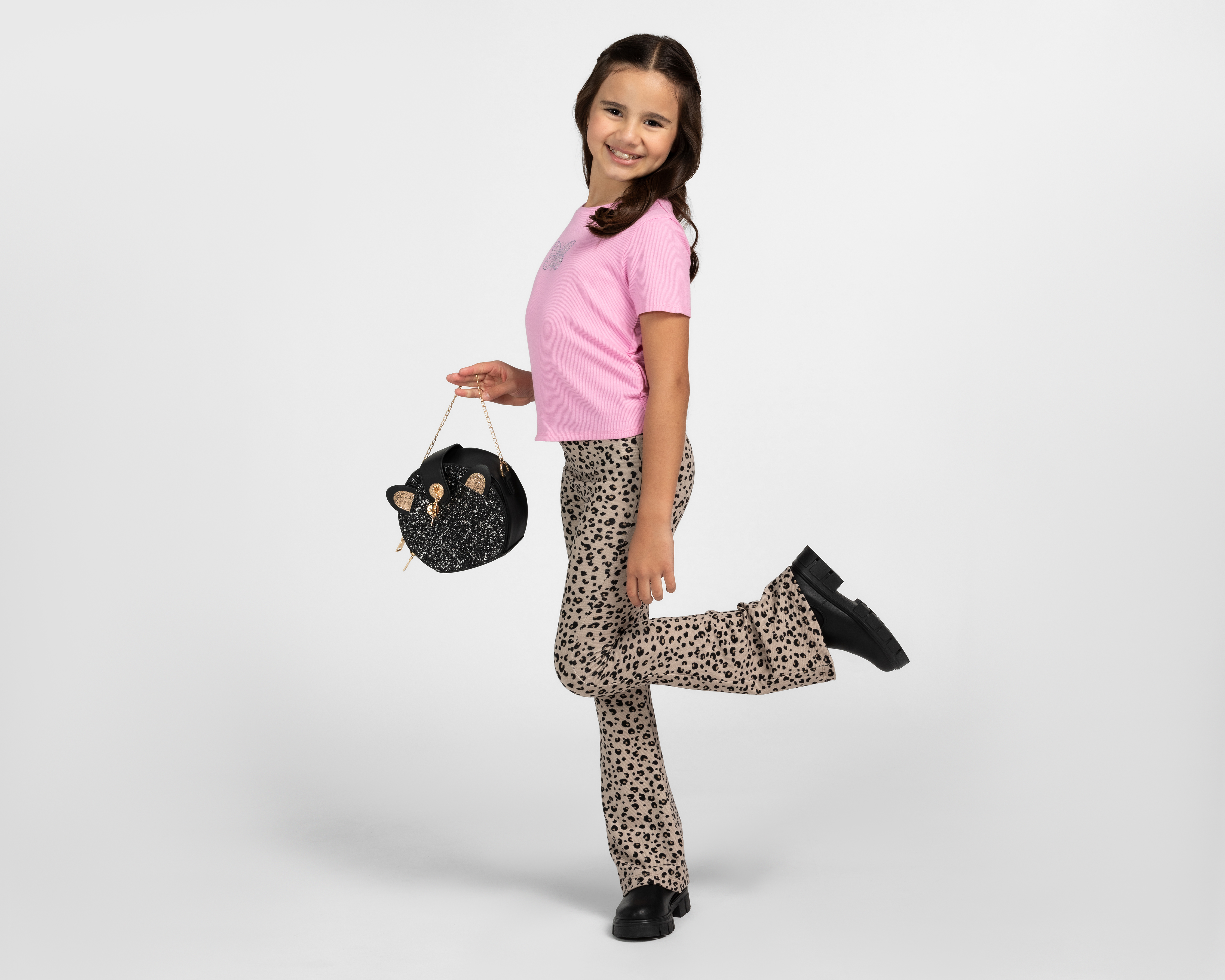 Foto 5 pulgar | Foto 4 | Pantalón Girls Attitude Flare para Niña 2 Piezas