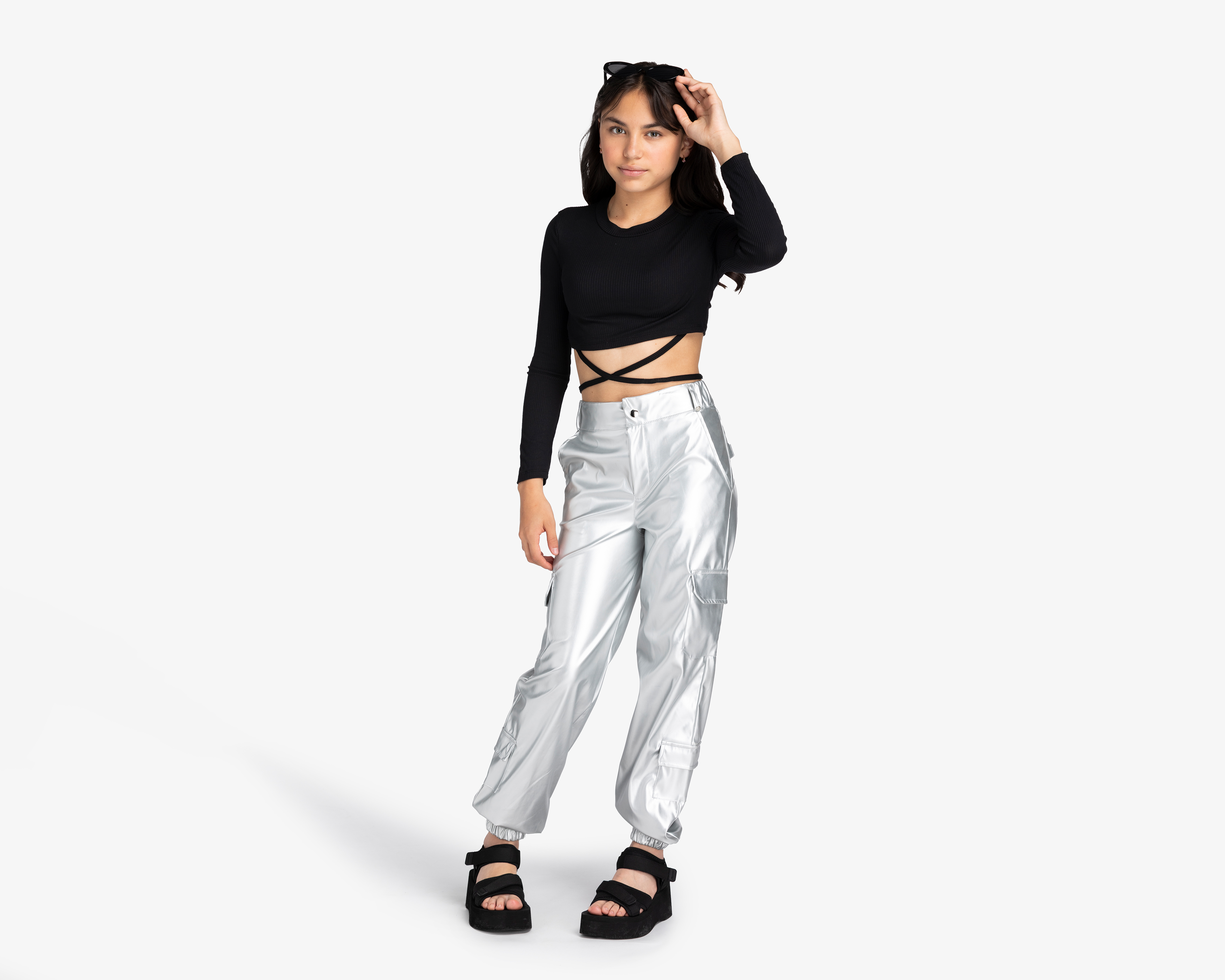 Foto 3 pulgar | Foto 2 | Jogger Girls Attitude para Niña