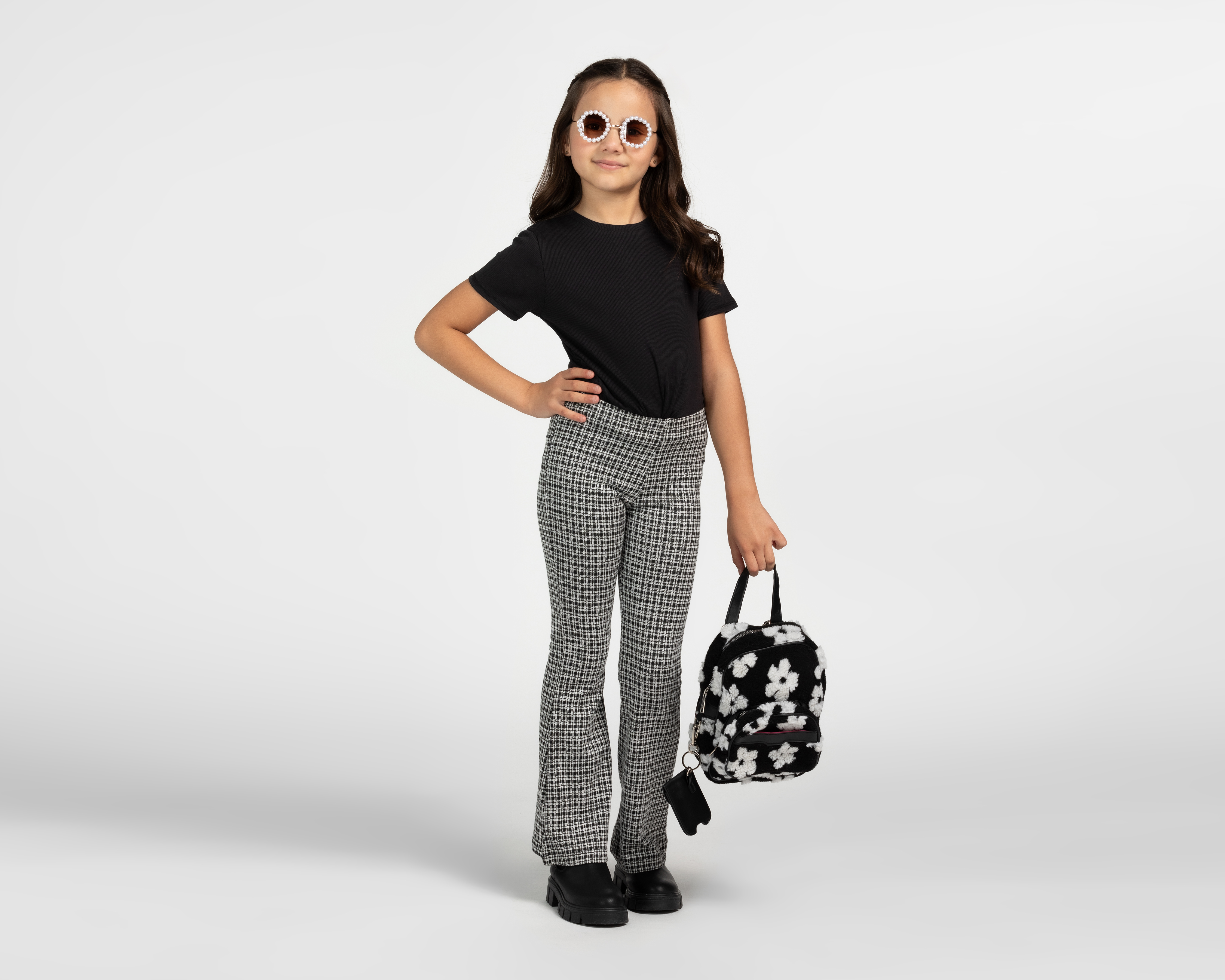 Foto 5 pulgar | Foto 4 | Pantalón Girls Attitude Flare para Niña 2 Piezas