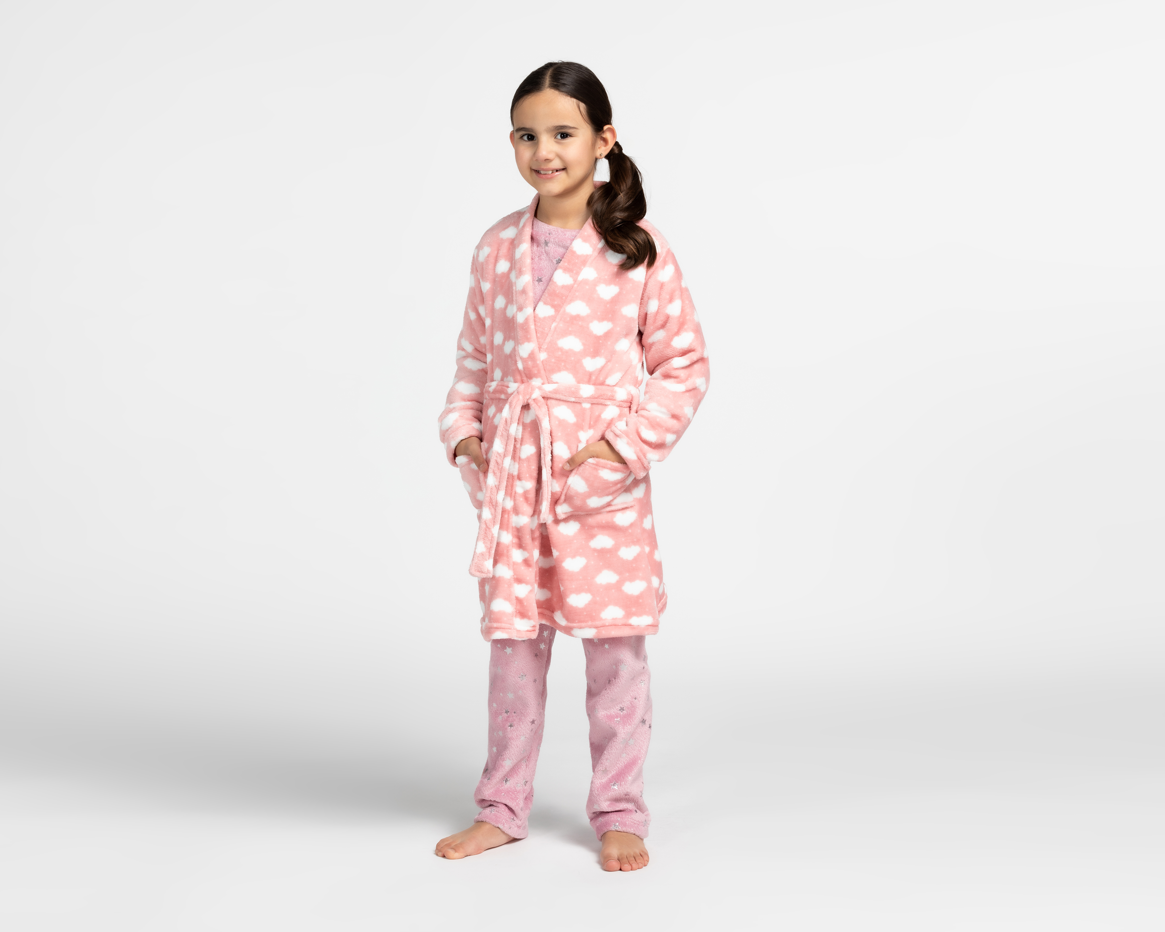 Foto 2 pulgar | Foto 1 | Bata de Dormir Girls Attitude de Nubes para Niña