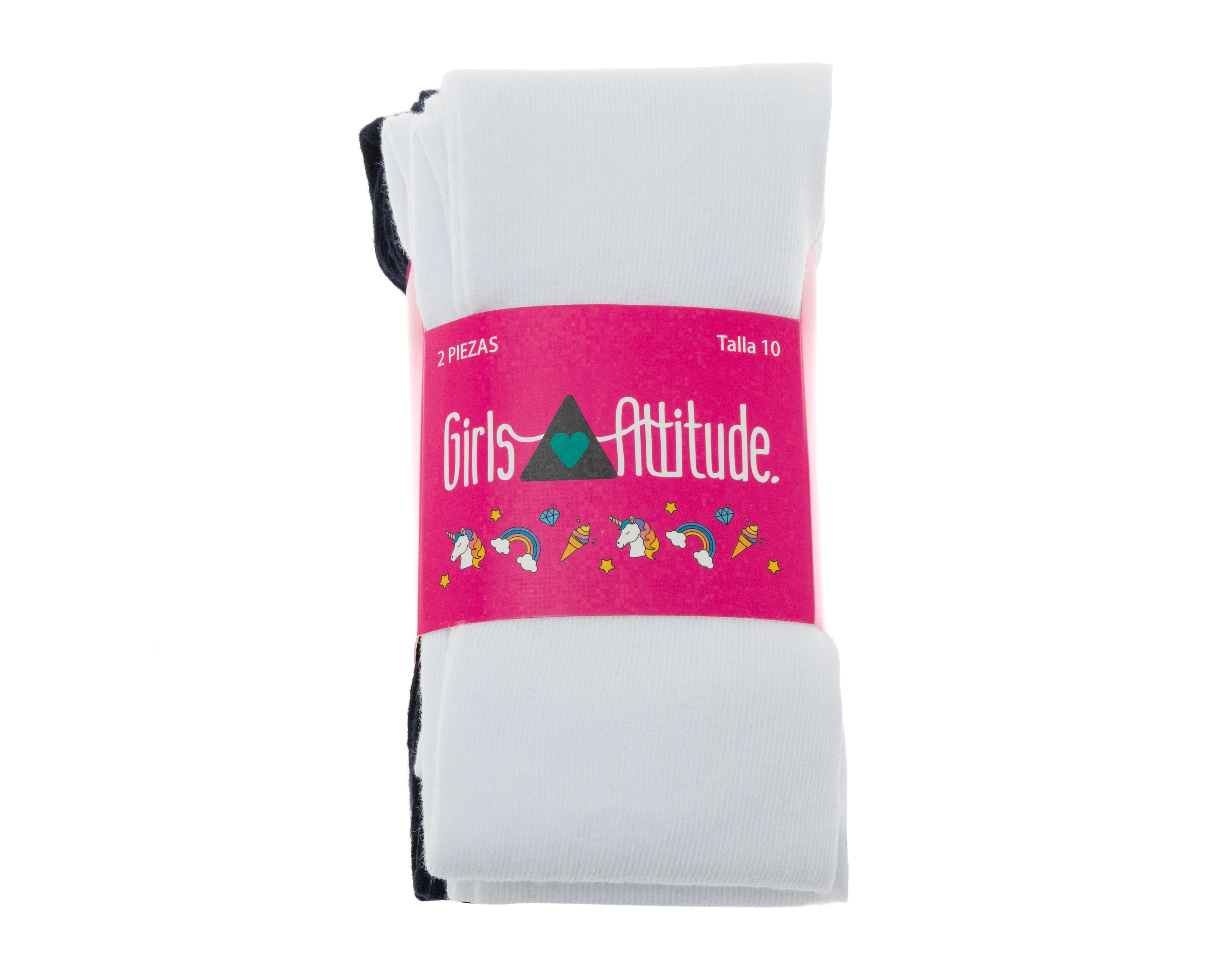 Foto 4 | Foto 4 | Mallas Blancas y Azules para Niña Girls Attitude