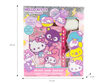 Foto 3 | Foto 3 | Diario con Código de Acceso Hello Kitty con Accesorio
