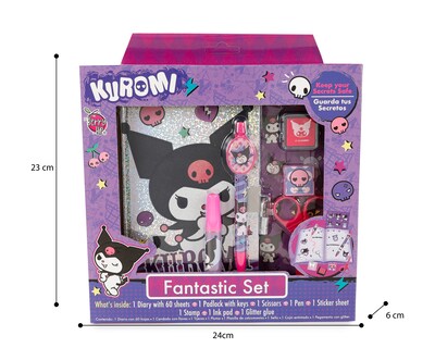 Foto 3 | Foto 3 | Diario Fantastic Set Kuromi con Accesorios